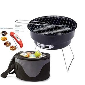 Picnic Portable BBQ With Cooler Bag 7