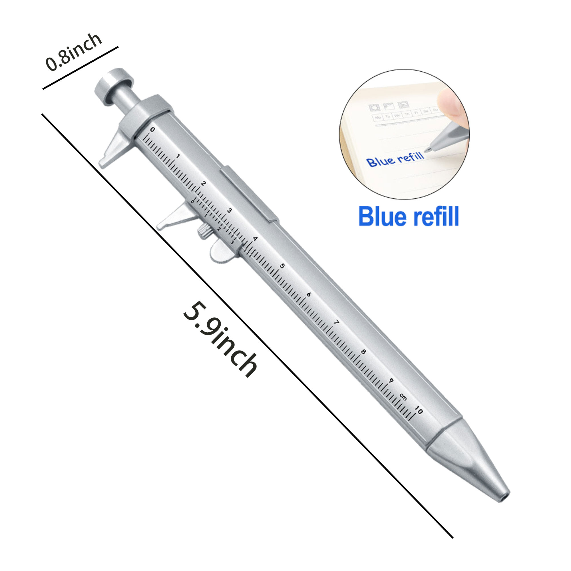 Novelty Writing Pen With Vernier Calipers 2