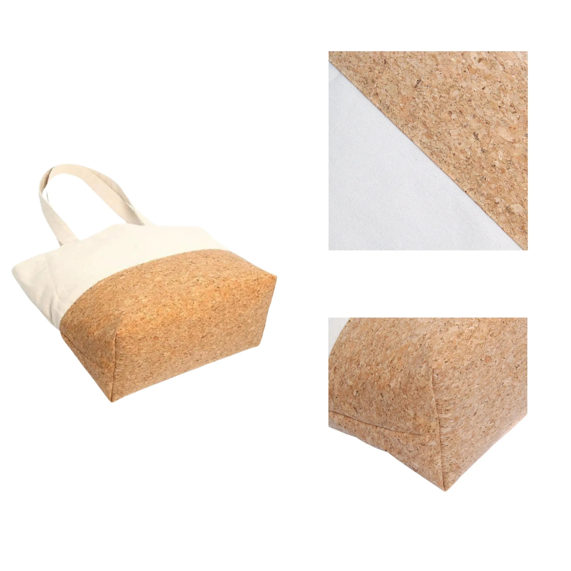 Spliced Cork Creative Eco-Friendly Canvas Bag 3