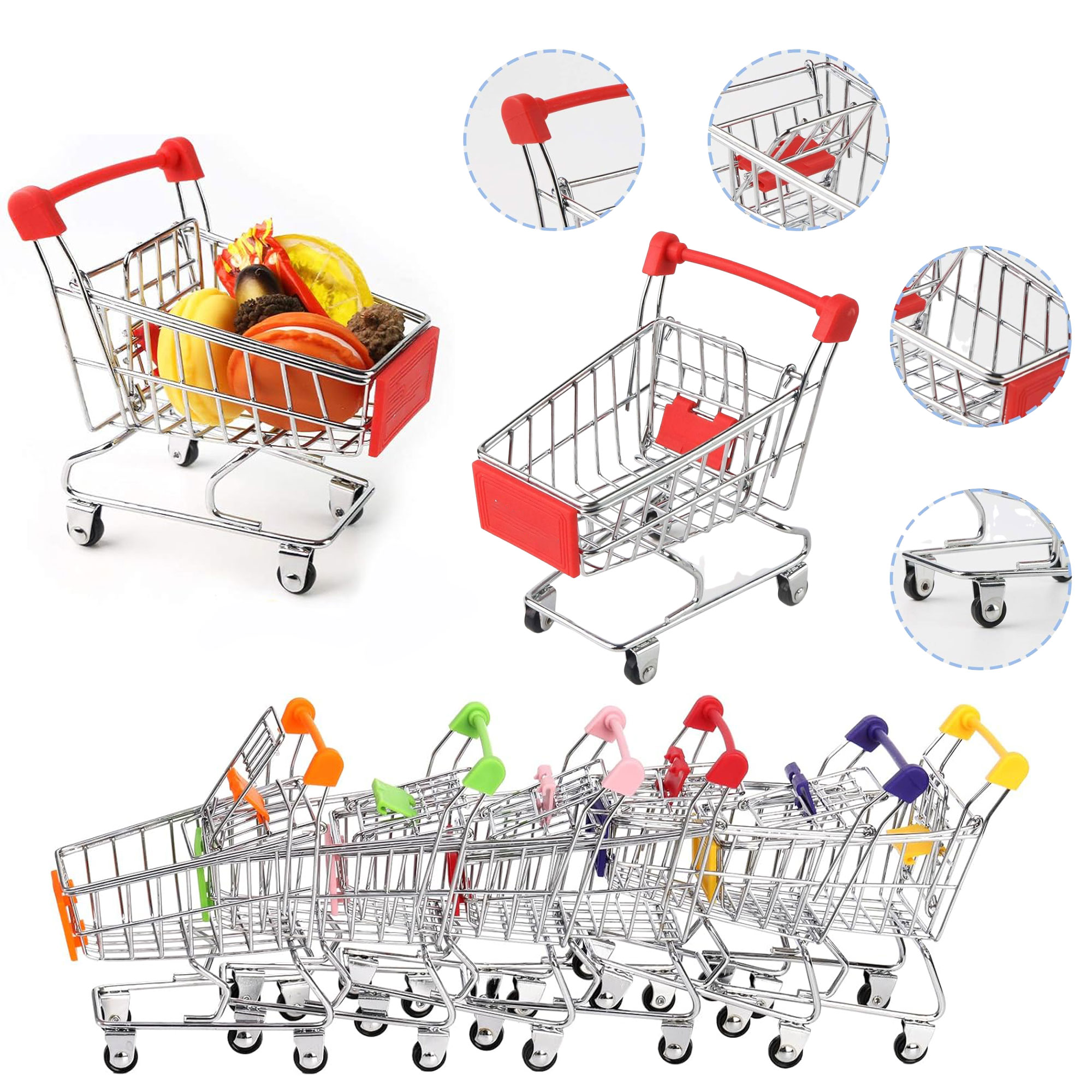 Mini Supermarket Handcart Toy 2