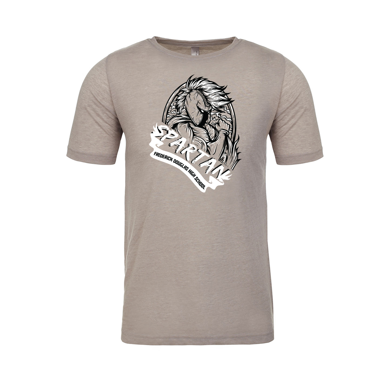 Next Level™ 3.7 oz. Poly/Cotton Blend T-Shirt (2 Color Imprint) 9