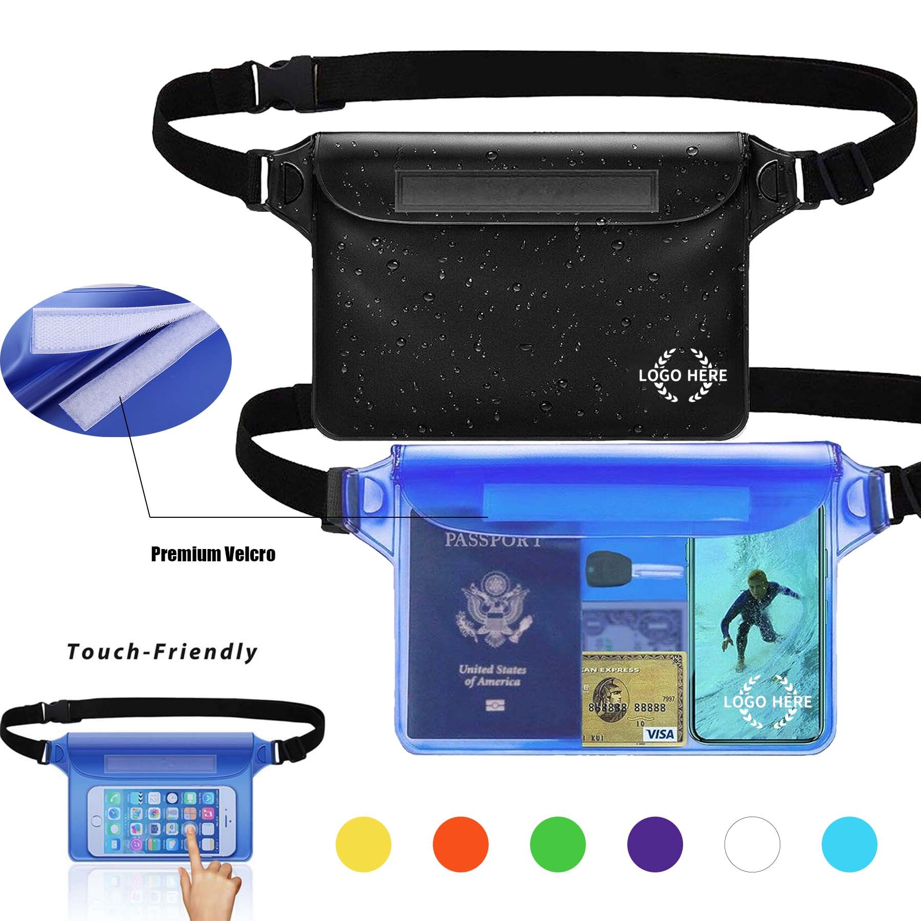Waterproof Pouch with Waist Strap