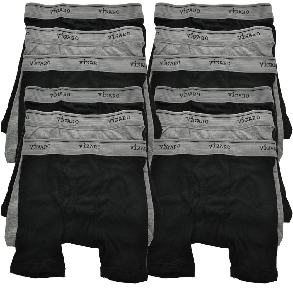 Boys' Boxer Briefs - Gray/Black 2