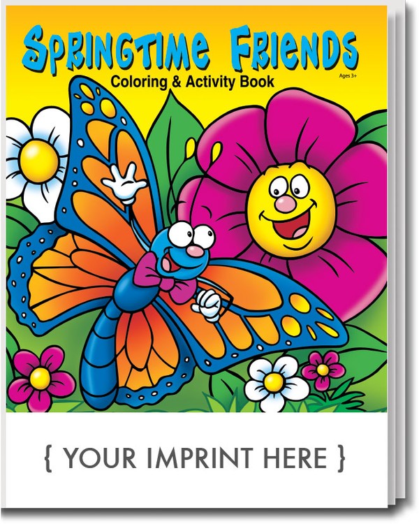 COLORING BOOK - Springtime Friends Coloring & Activity Book 2