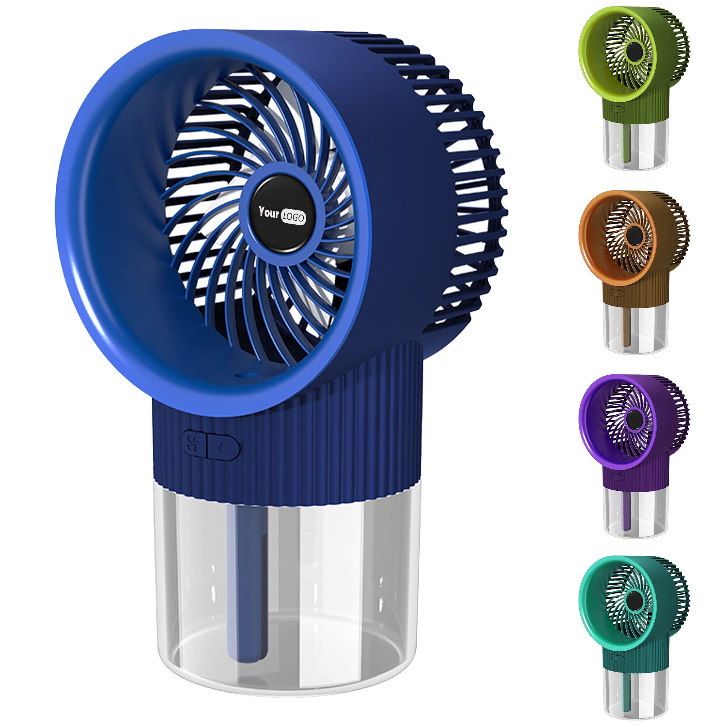 Plastic Logo-Ready Portable Fan Humidifier 2