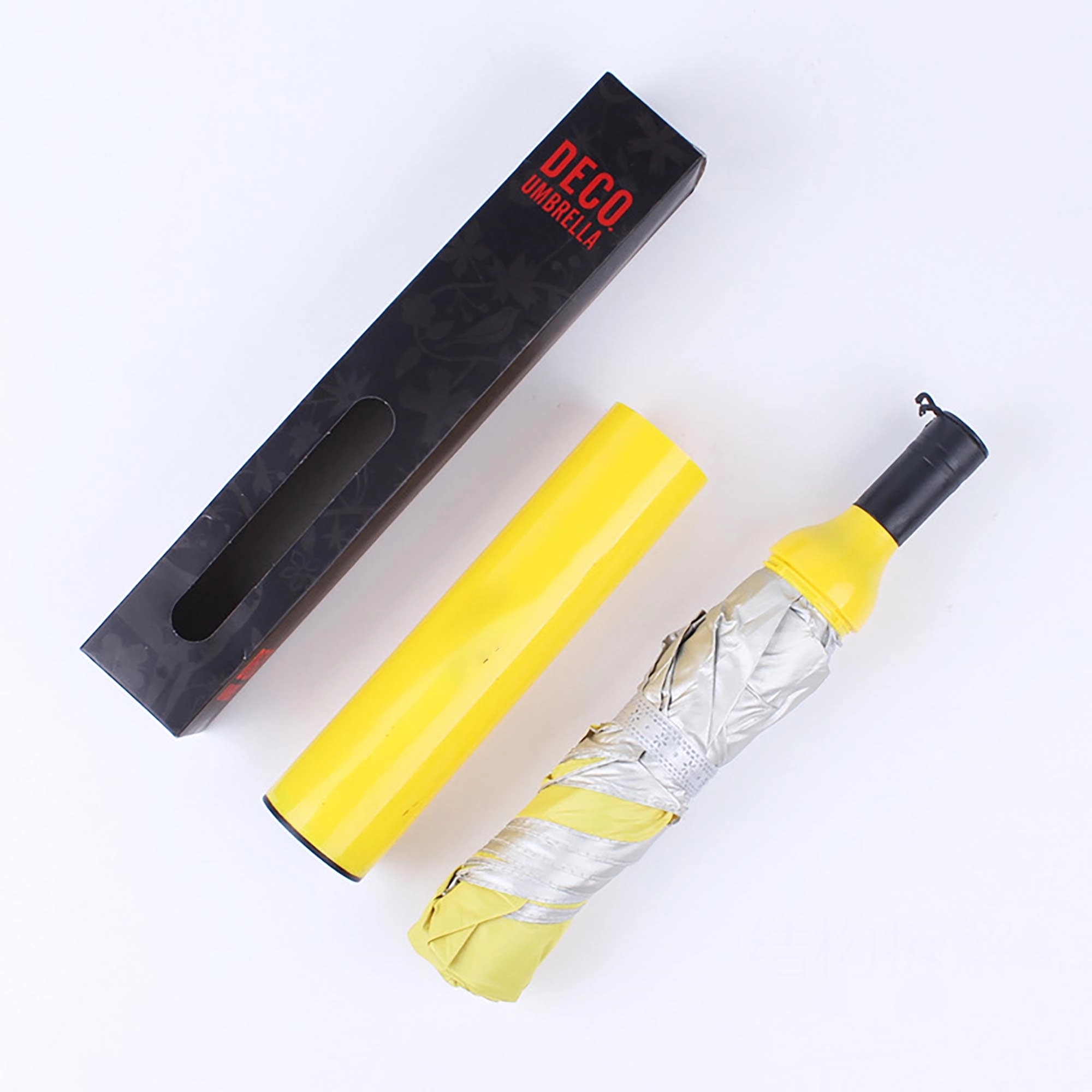 Wine Bottle Shape Folding Umbrella 5