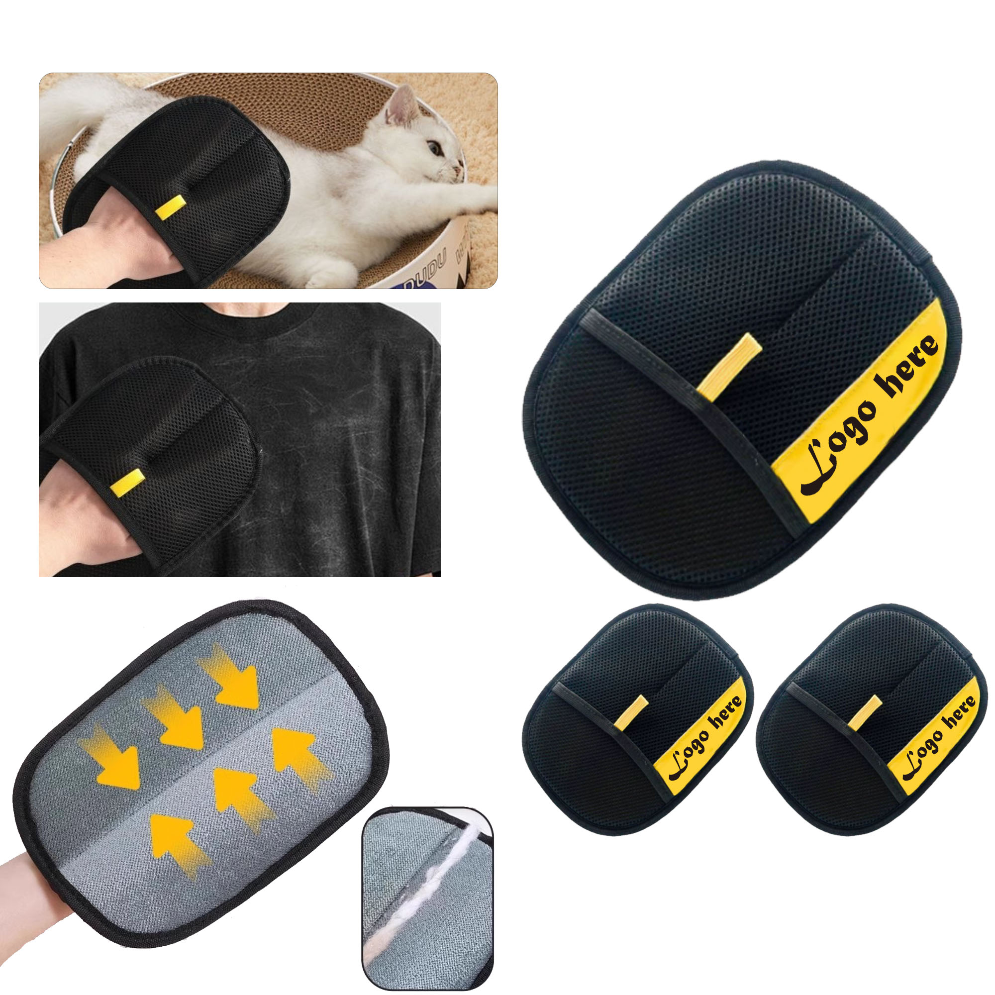 MOQ50 Pet Hair Removal Gloves 2