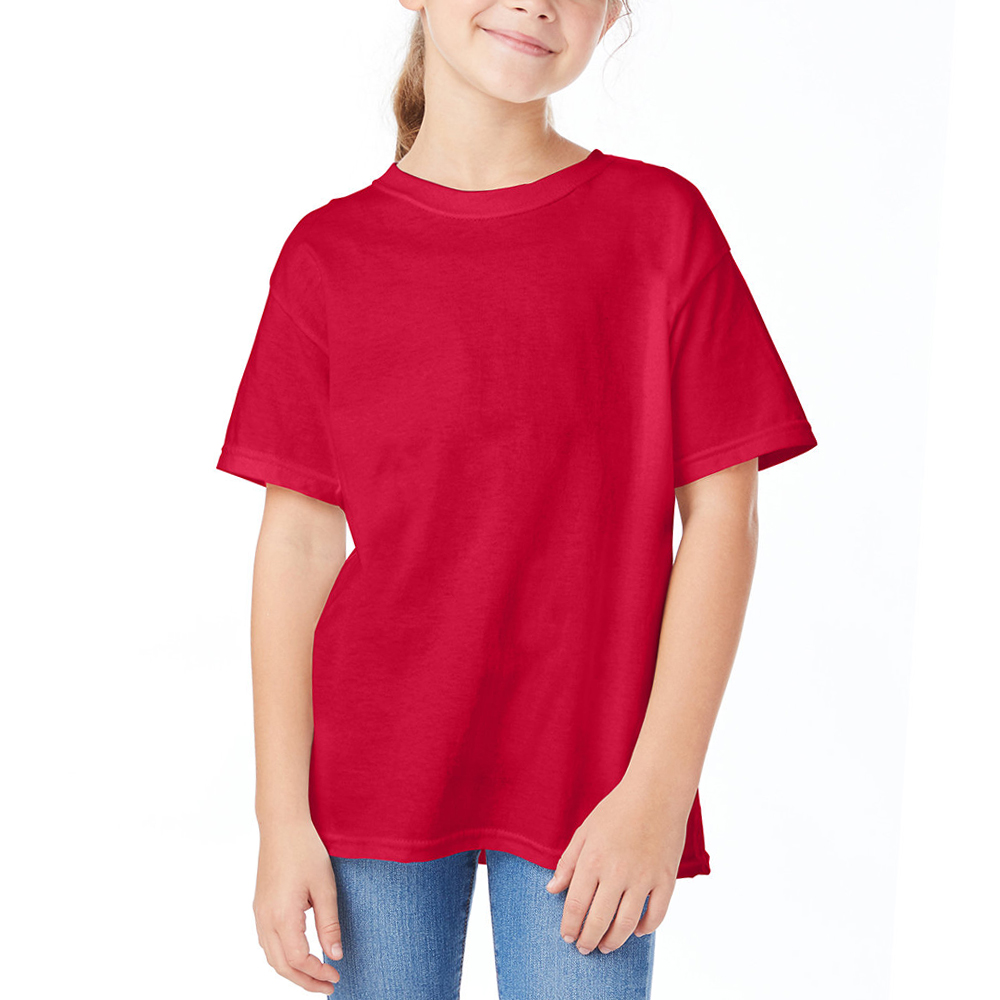 5.2 oz 100% Cotton (preshrunk) 24