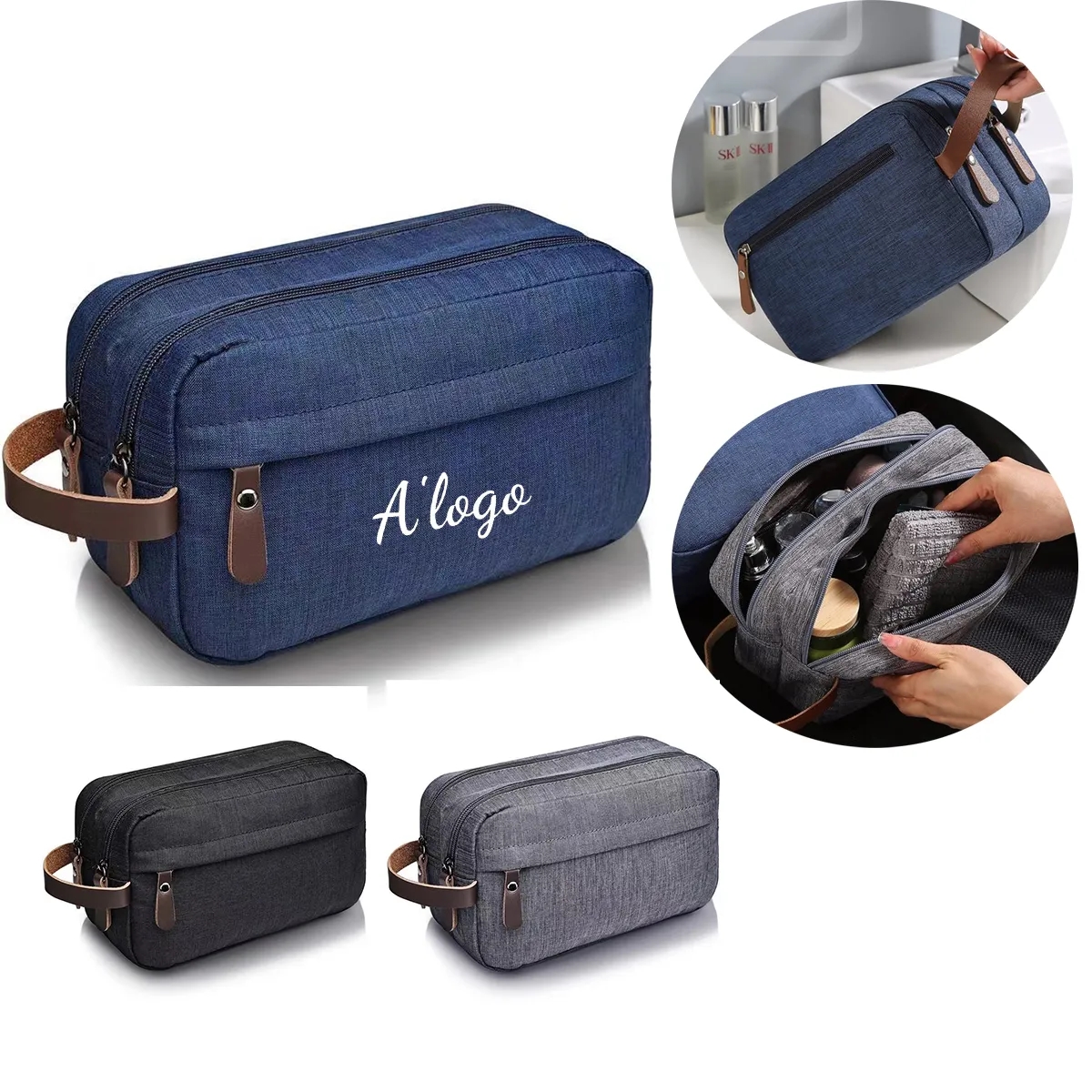 Toiletry Bag Hanging Dopp Kit Unisex 3