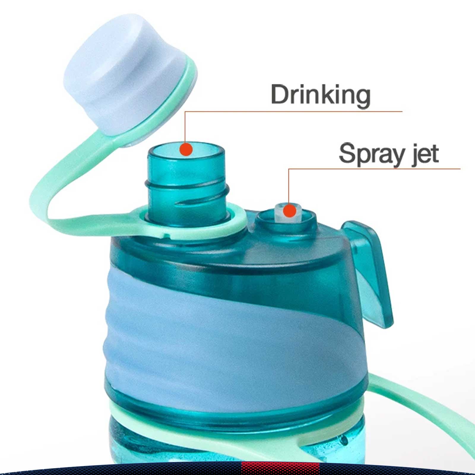 32 OZ. Chatcir Sports Water Bottle 6