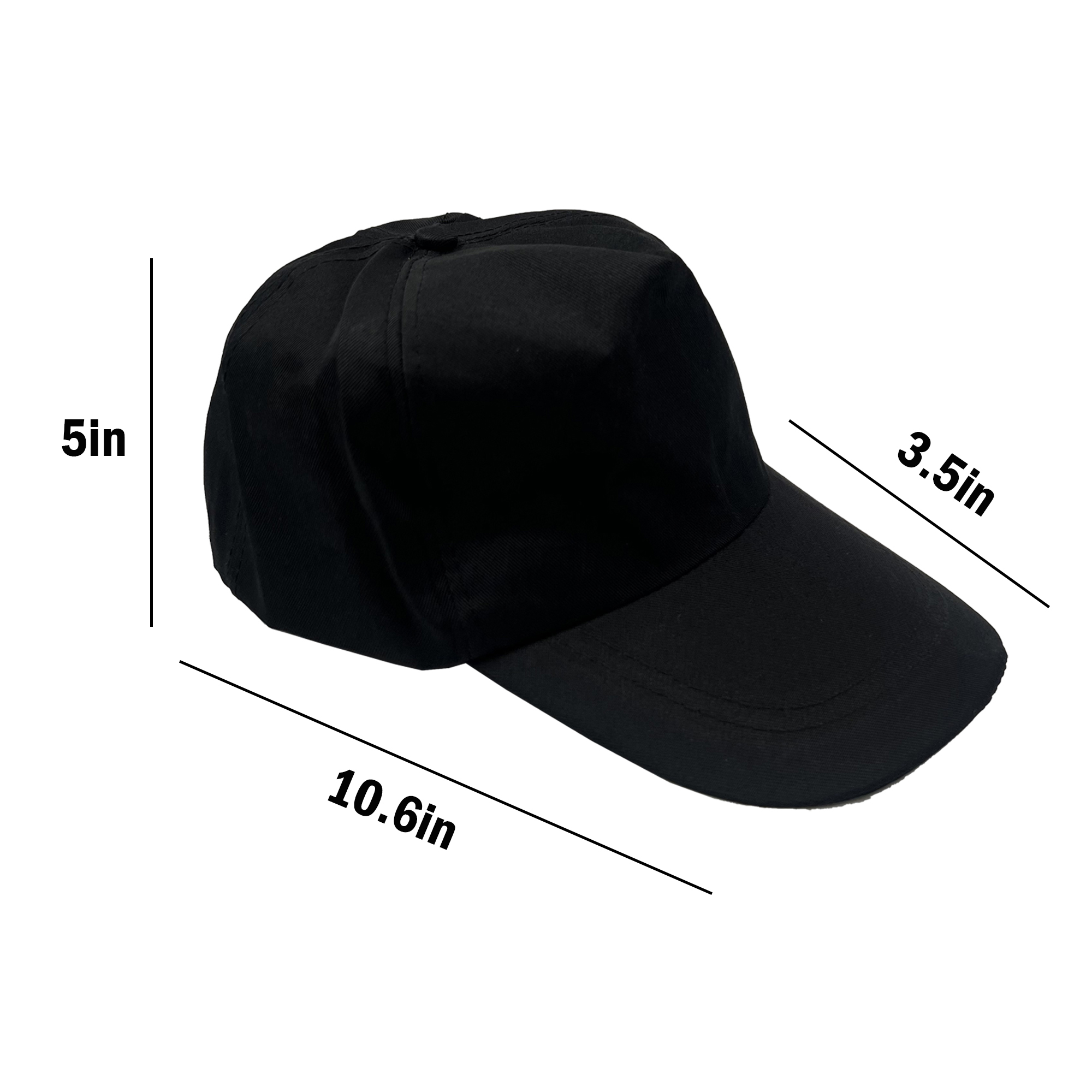 Adjustable 5-Panel Polyester Cap with Custom Logo 5