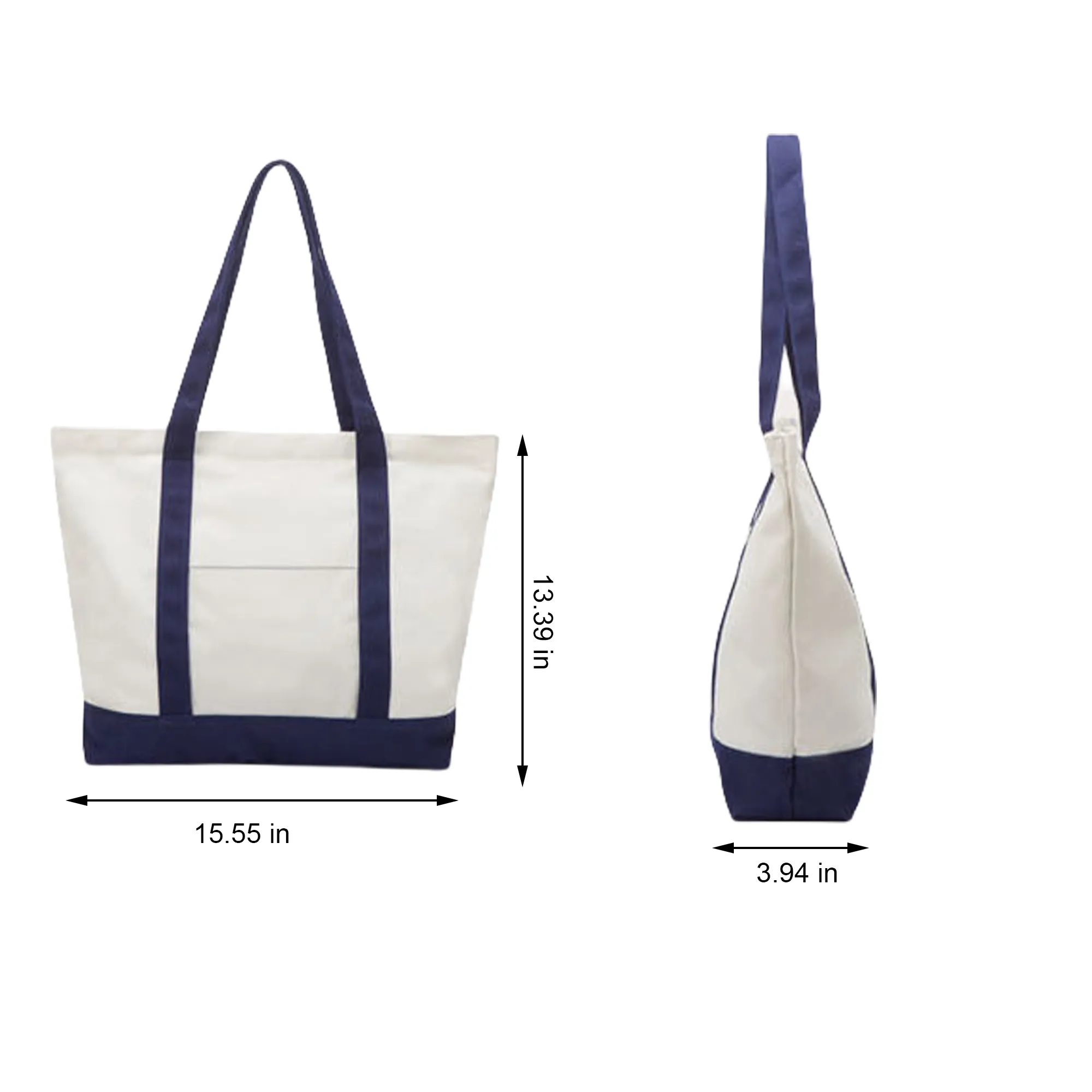 12 Oz Cotton Canvas Boat Tote 2