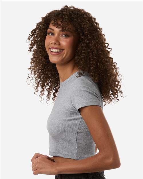Women's Baby Rib Cropped Tee - BR210 16