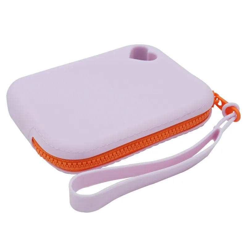 Silicone Zipper Purse with Strap 6
