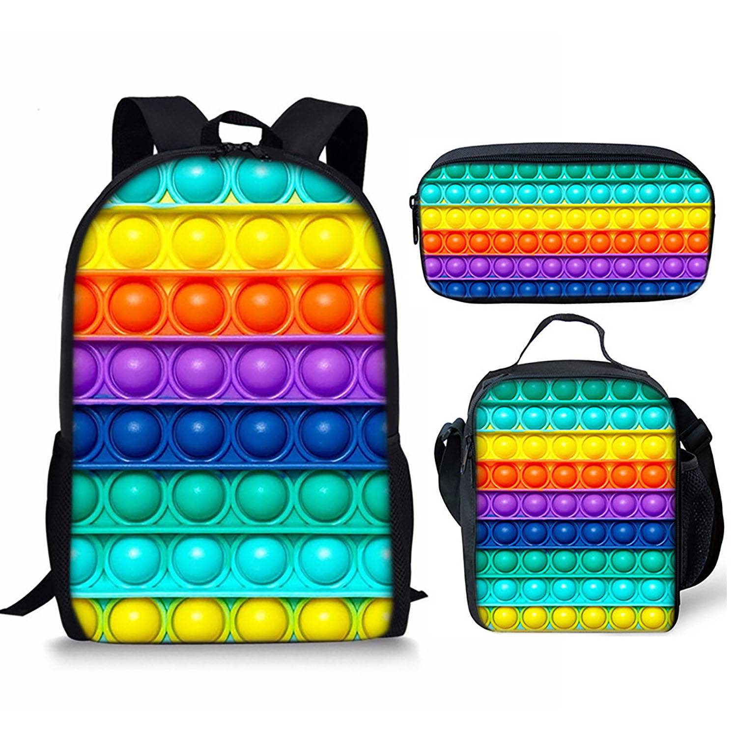 Kids Backpack Set w/ Lunch Bag&Pencil Case 6