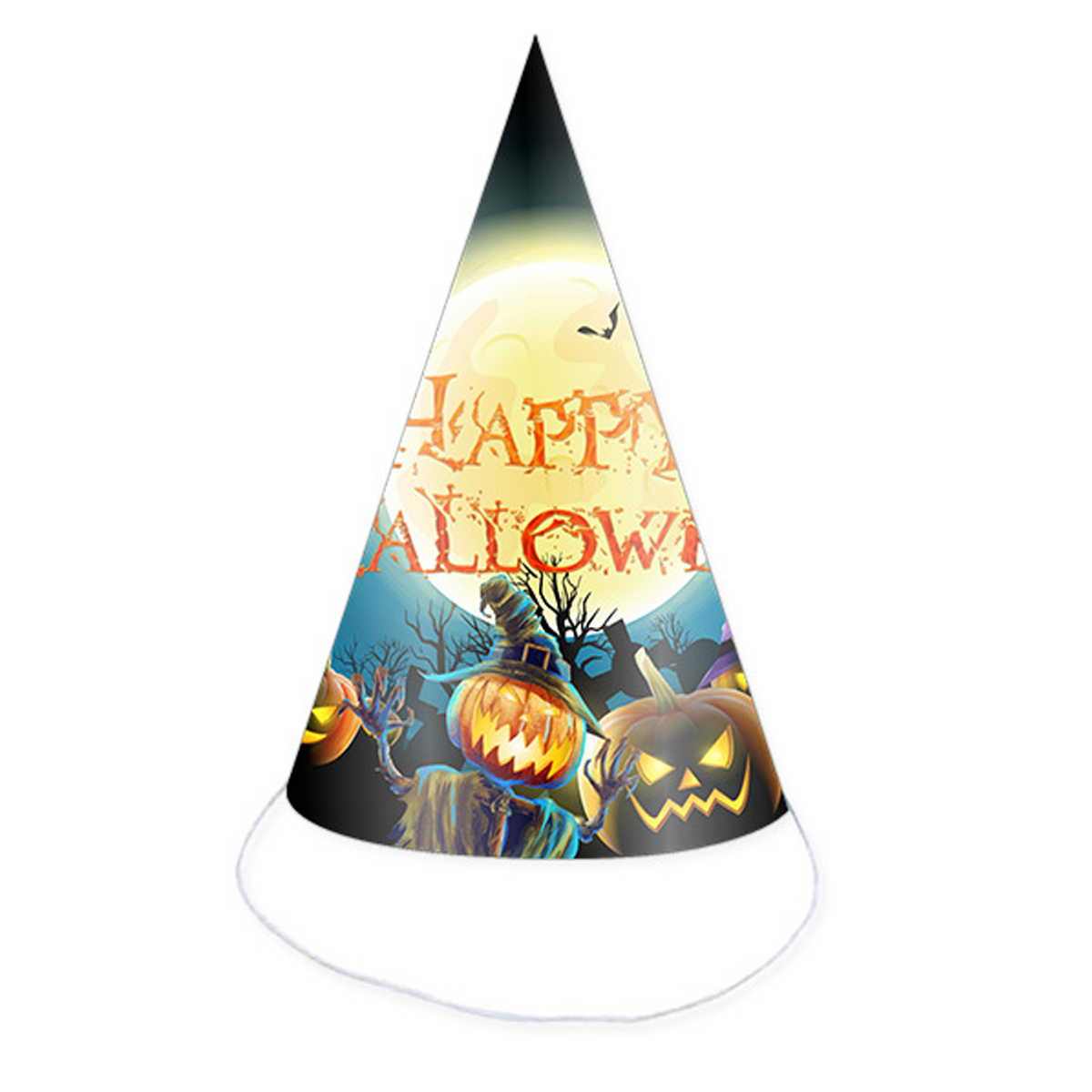 Custom Halloween Paper Party Hat 7