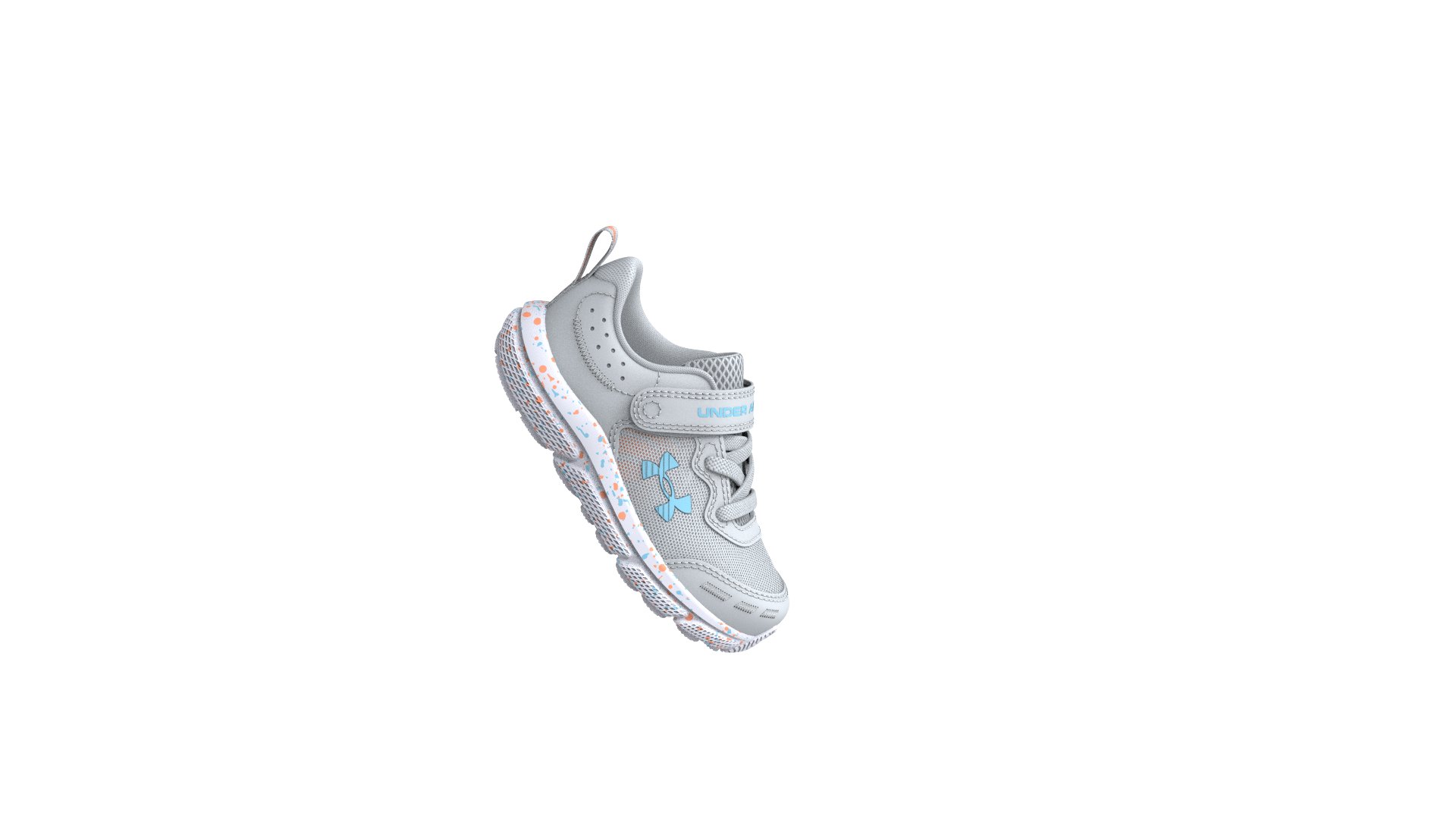 Girls' Infant UA Assert 10 AC Paint Splatter Running Shoes  1