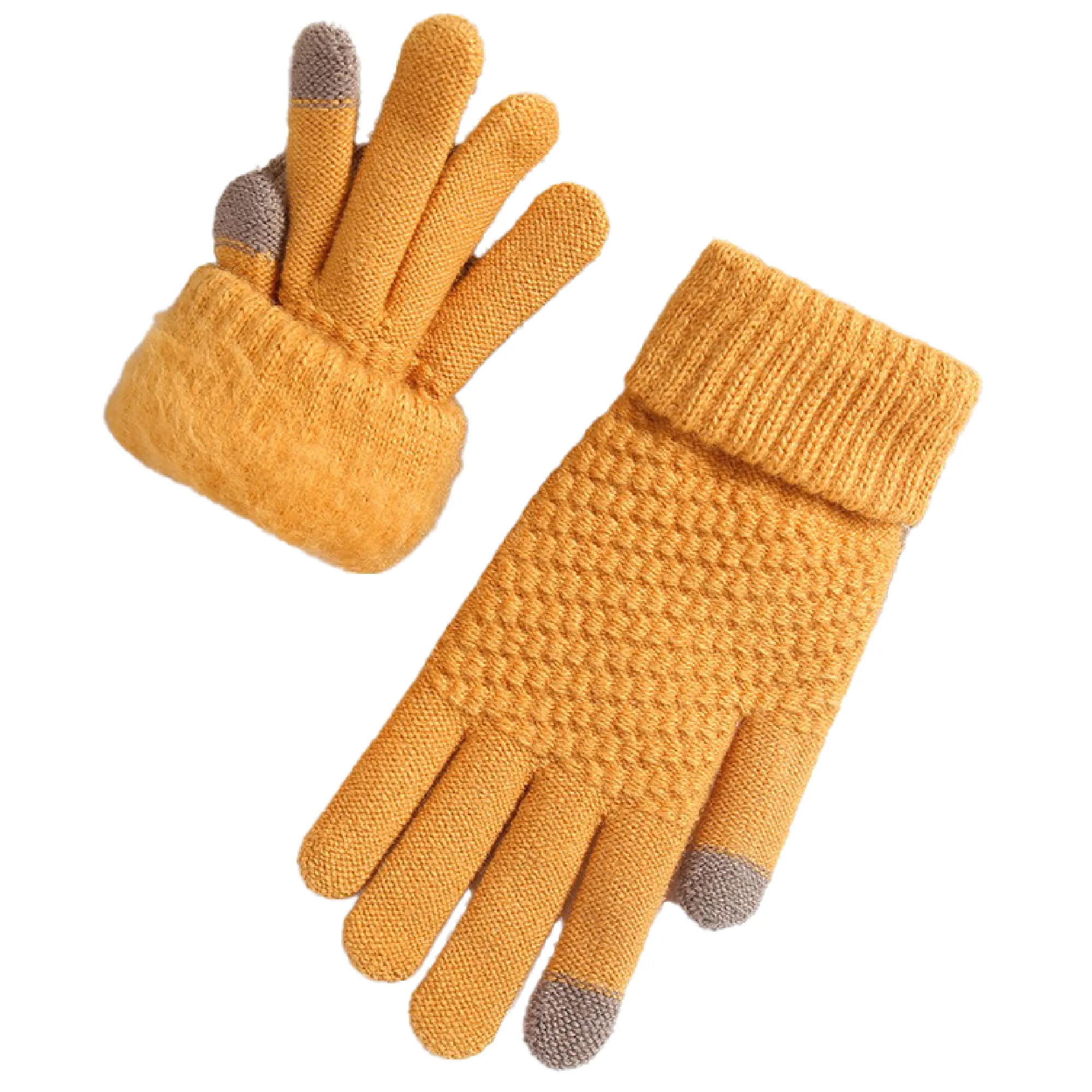 Touchscreen Gloves Stretch Knitted Texting Windproof 1