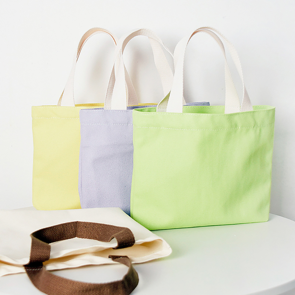 Canvas Tote Bags with Magnetic Snap, custom tote bag with logo imprint 4