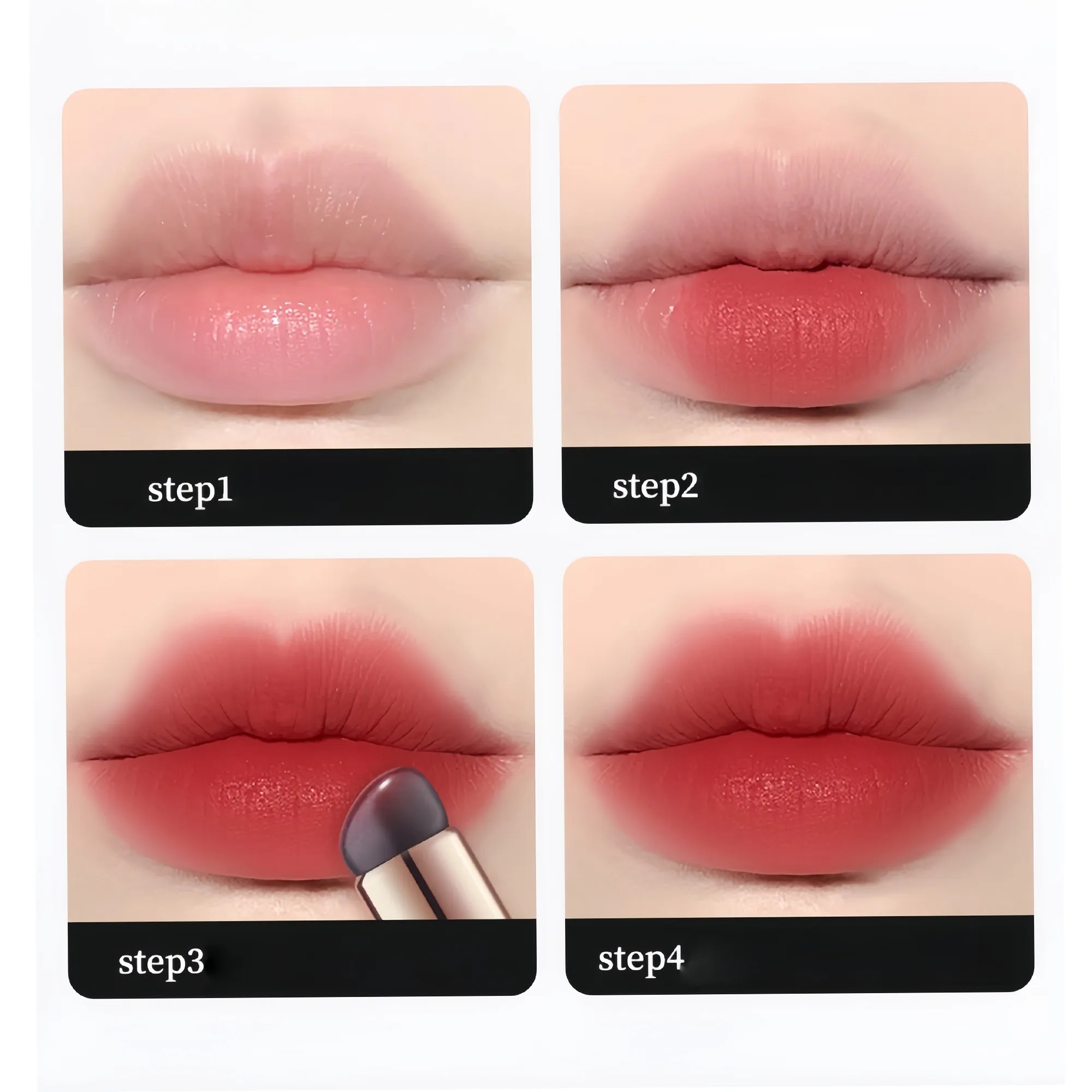 Portable Silicone Lip Brush With Dust-Proof Cover 5