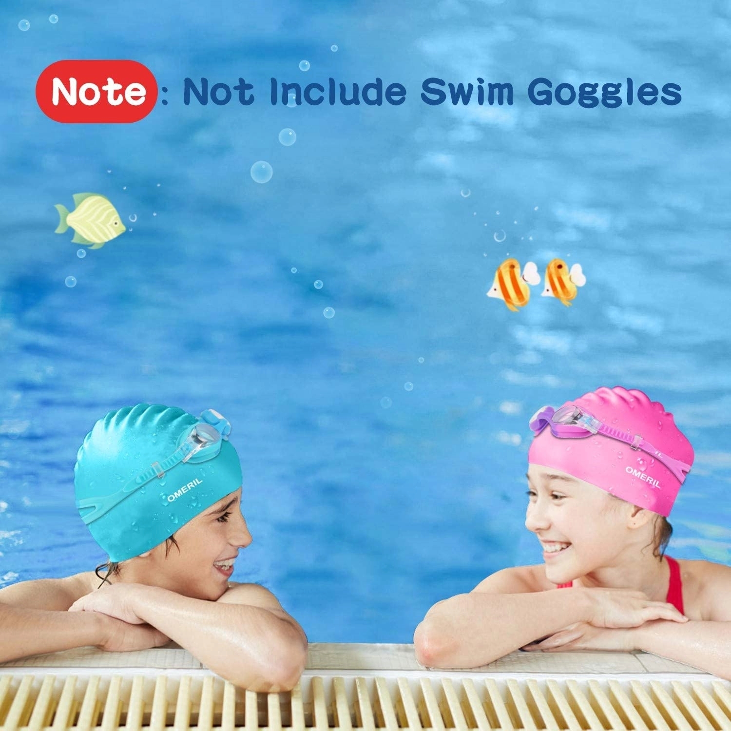 Waterproof Silicone Swim Cap 4