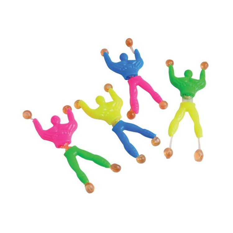 Muscle Man Wall Climbers - Assorted 3.5" 1