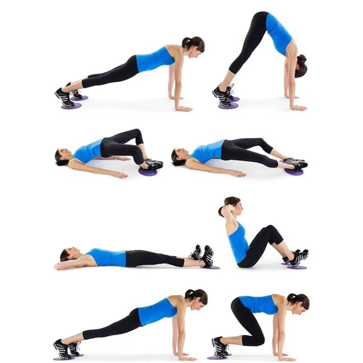 Fitness Training Abdominal Muscle Skateboard Mat 8