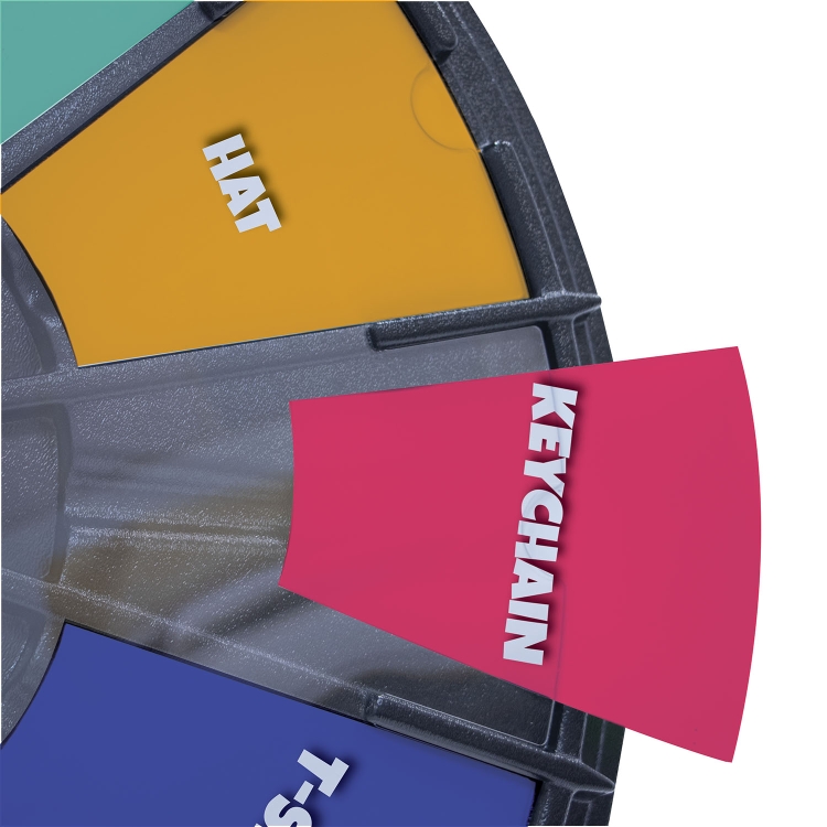 Spin 'N Win Prize Wheel Replacement Graphic Inserts Kit 3
