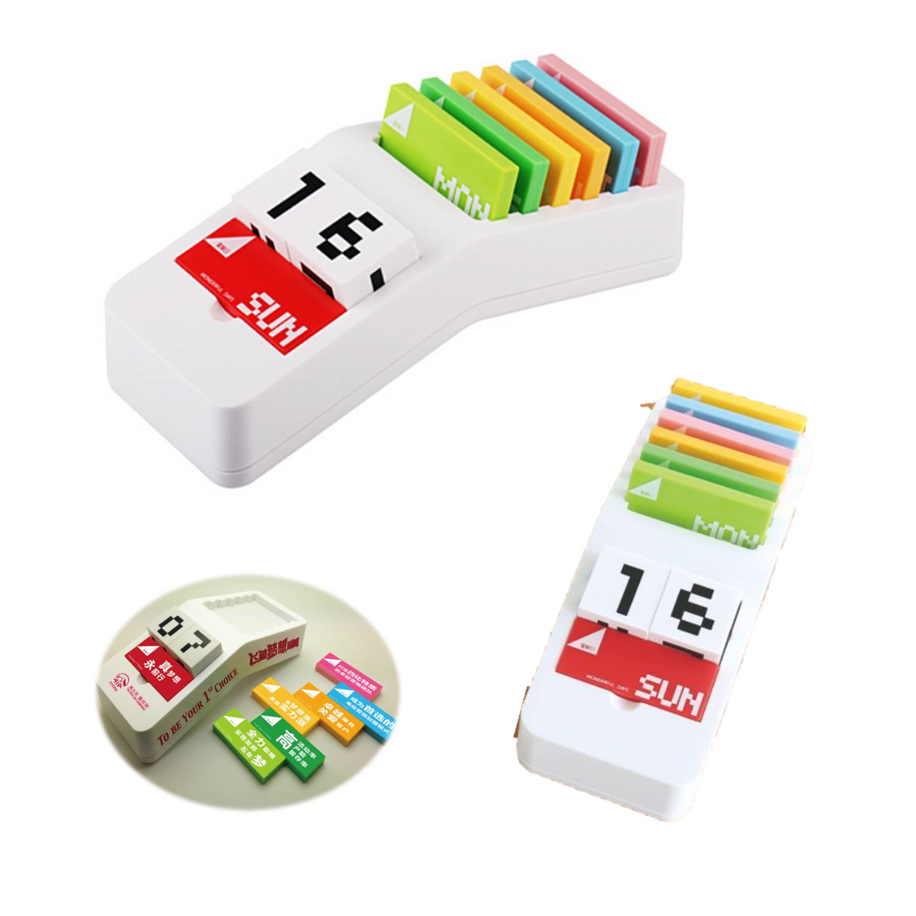Plastic Creative Desktop Calendar DIY 2