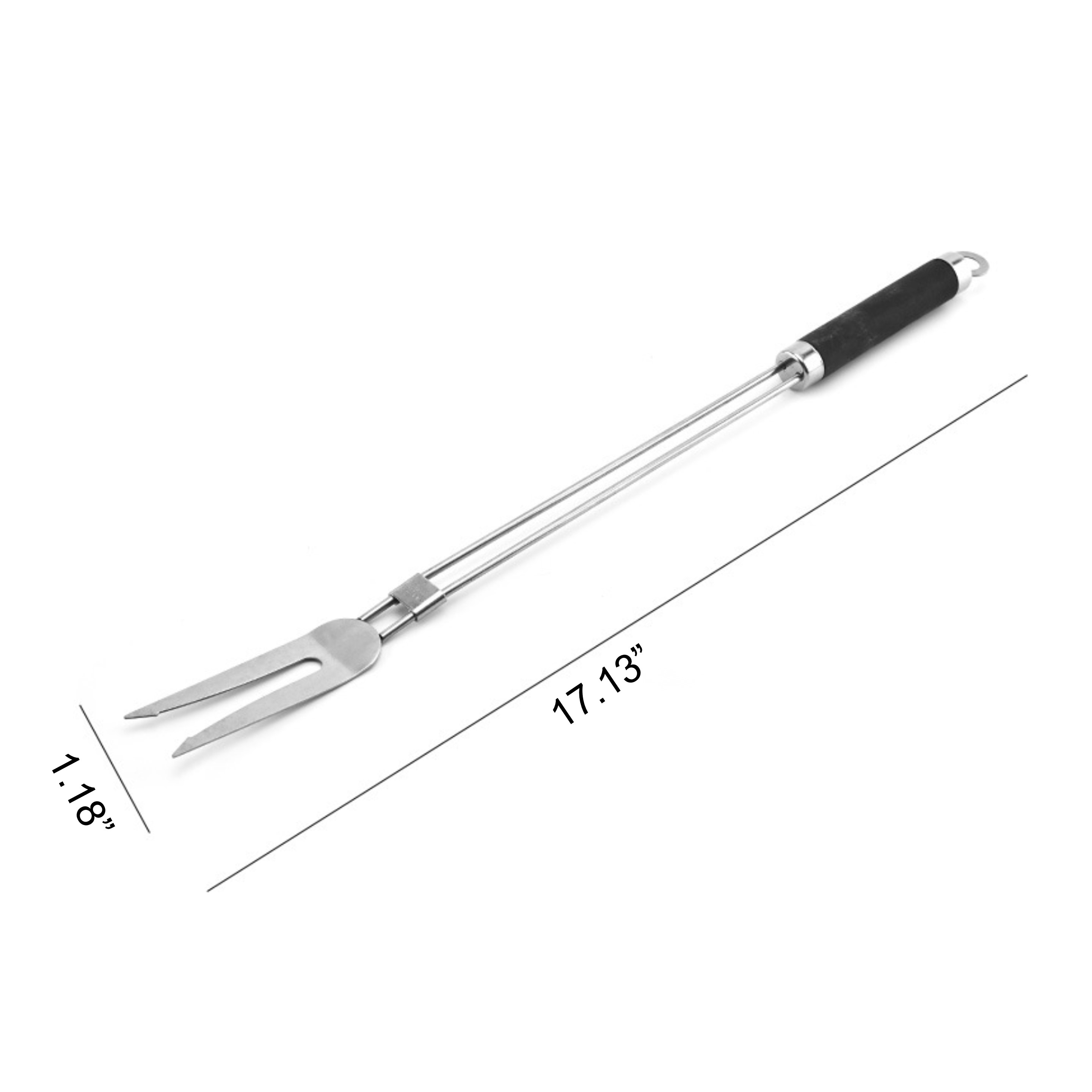 4-Piece Long Handle BBQ Tool Set with Wrap Bag - OCEAN 3