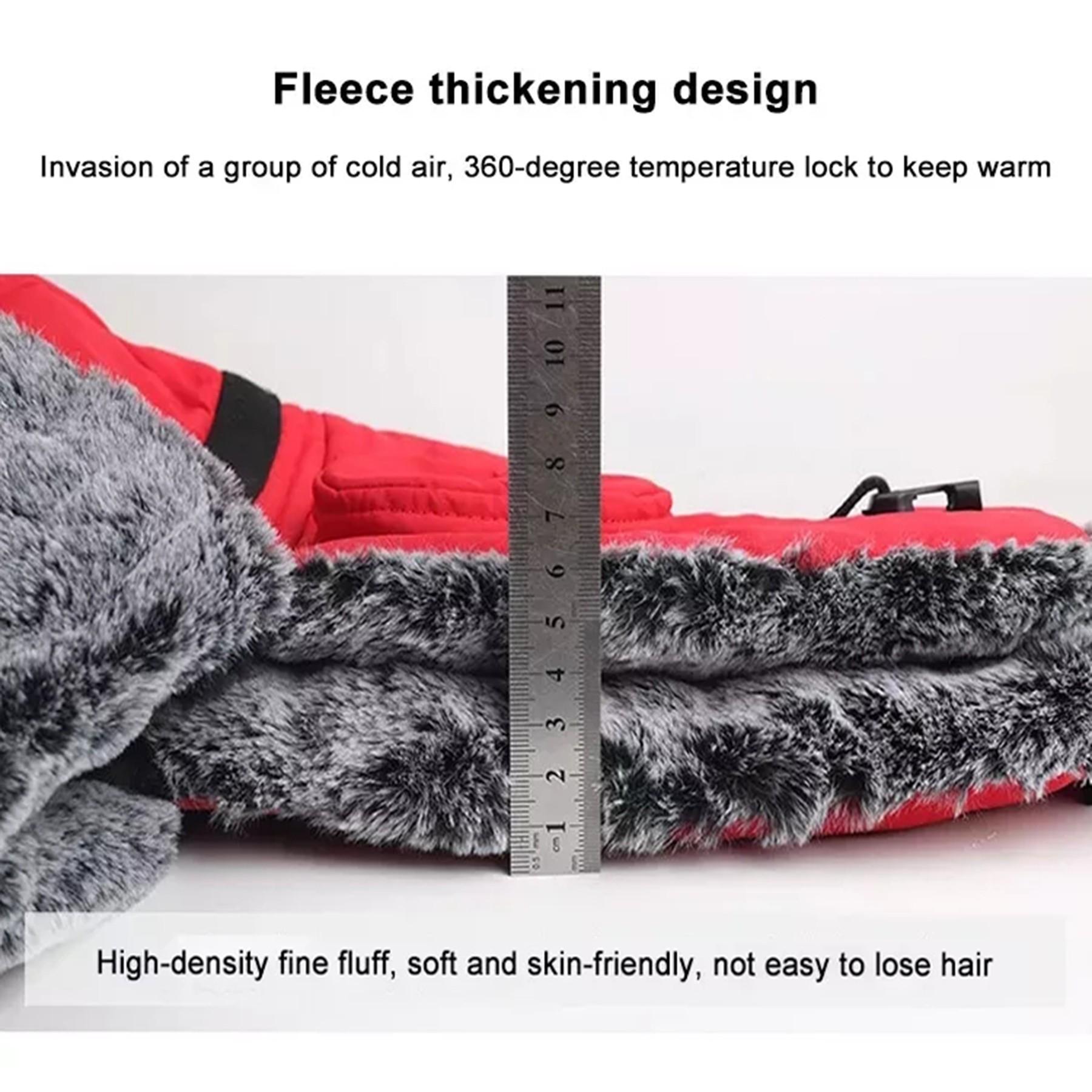 Winter Windproof Trapper Hat With Faux Fur 3