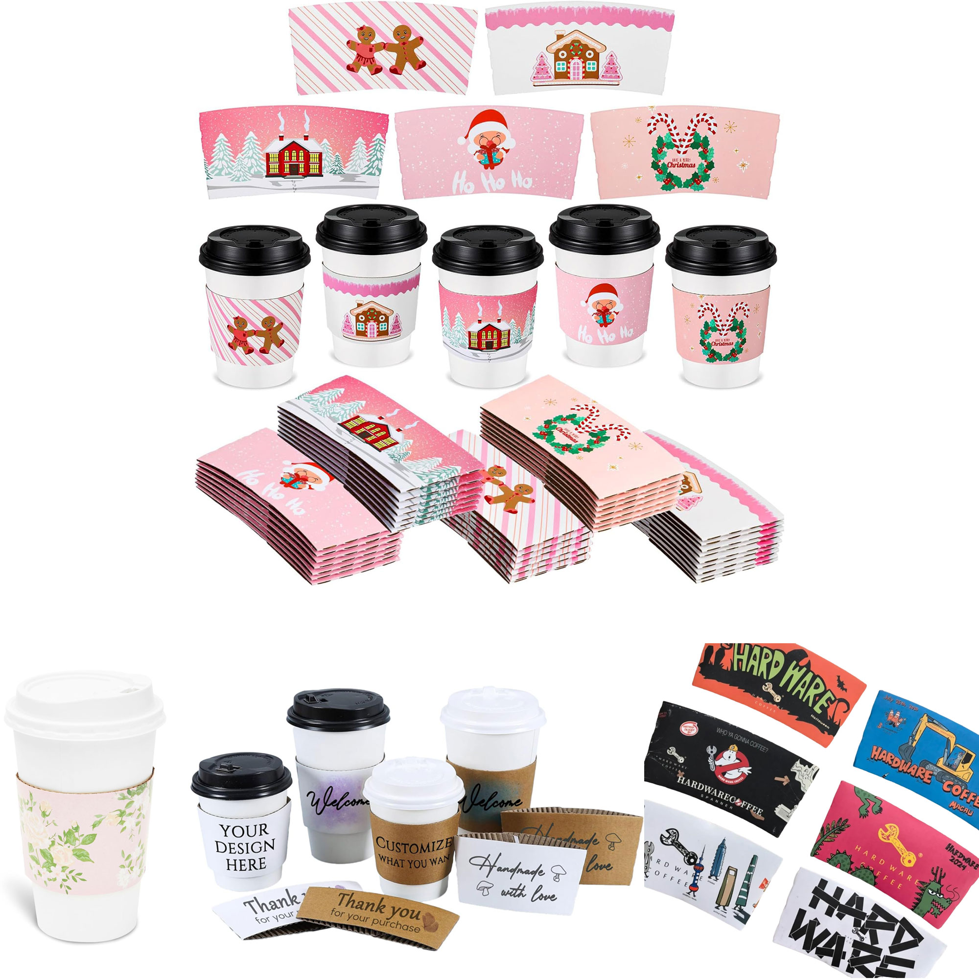 Disposable Coffee Cup Sleeve 3