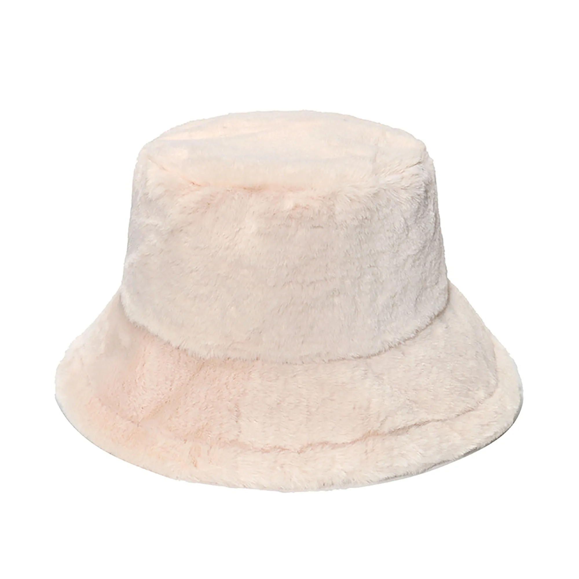 Faux Fur Bucket Hat Winter Warmer Fisherman Cap 2
