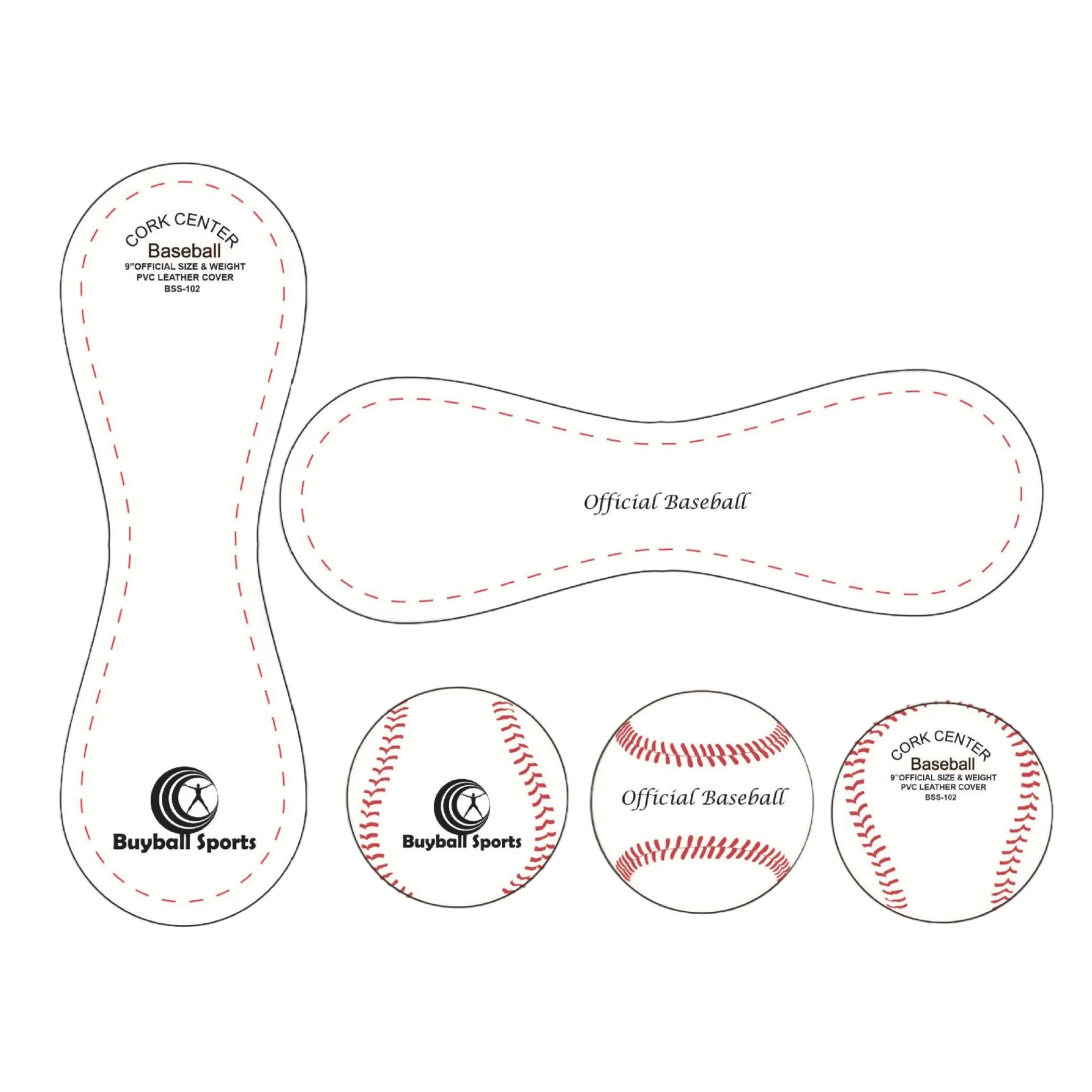 Durable Portable Soft Rubber Baseball 3