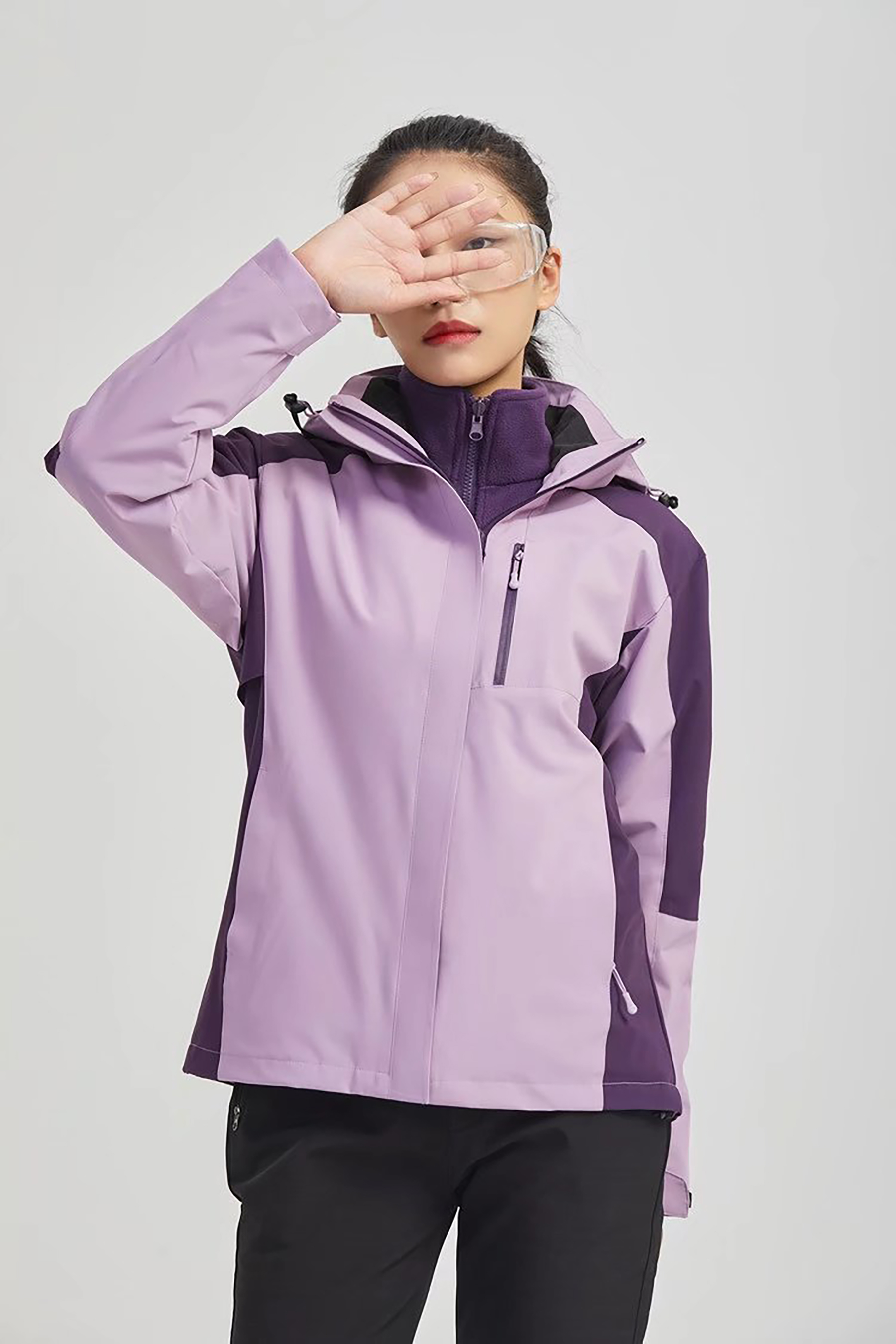 Warm Fleece Insulated Winter Snow Jacket 3