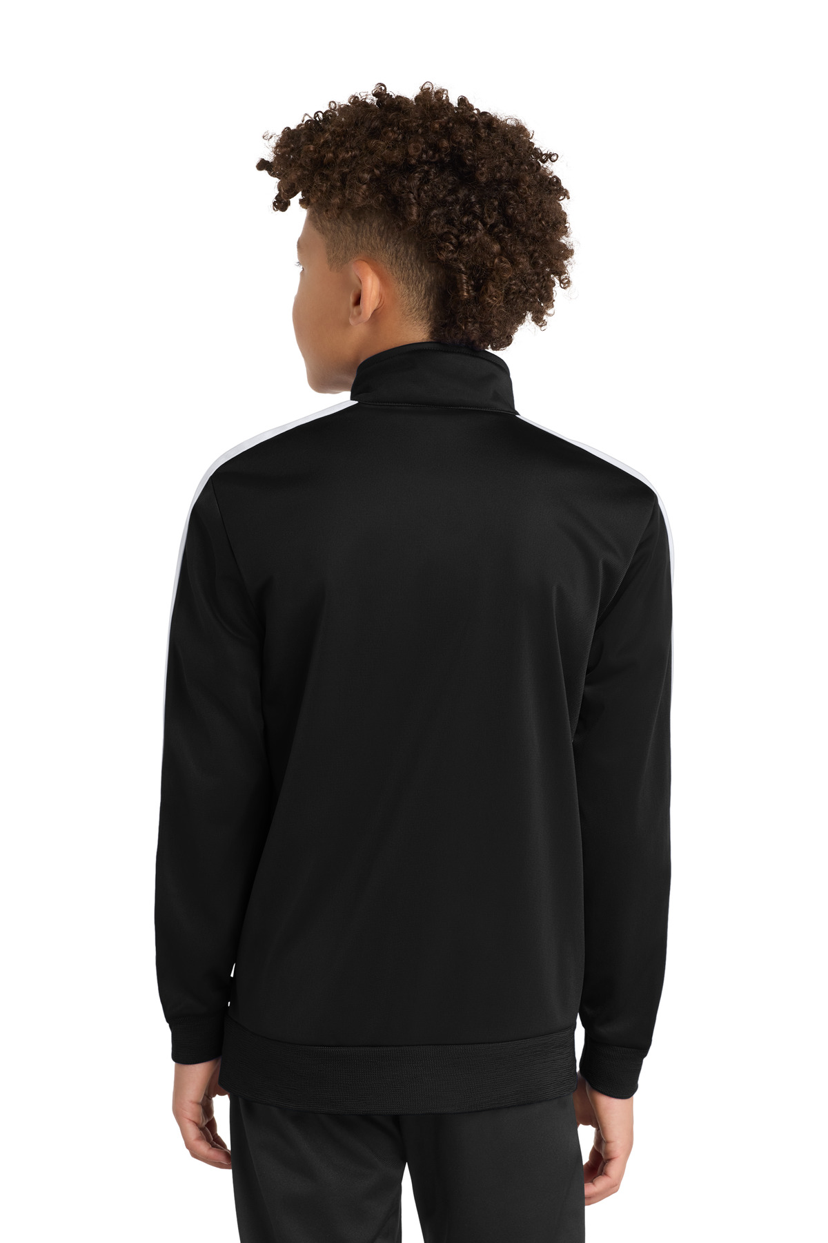 Sport-Tek Youth Tricot Sleeve Stripe Track Jacket. YST94 15