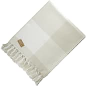 Field & Co. 100% Organic Cotton Check Throw Blanke 51
