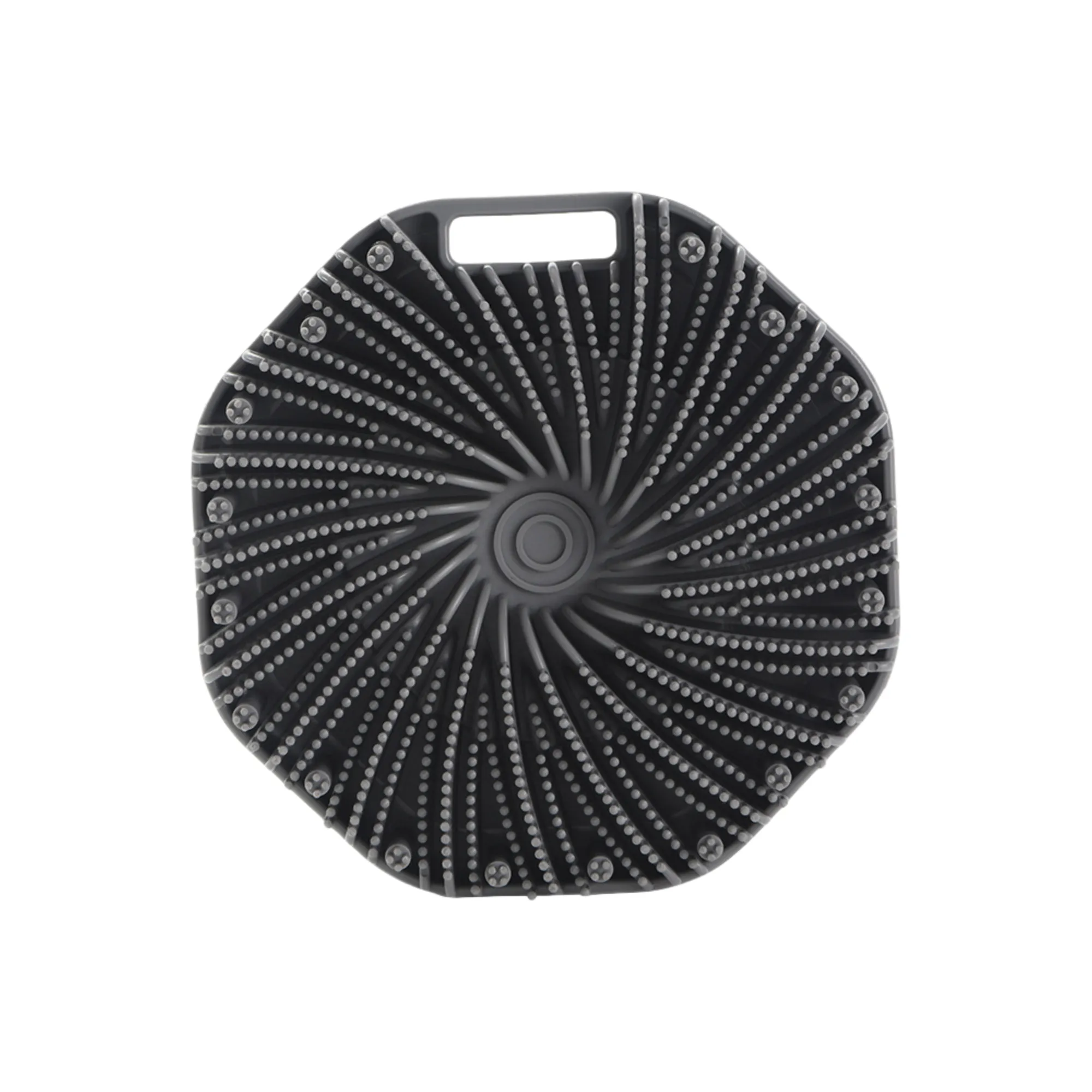 Polygonal Gentle Silicone Bath Brush 1