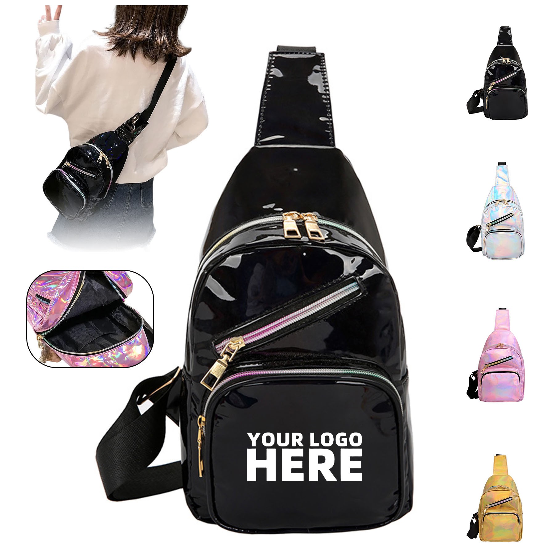 Holographic Crossbody Bag
