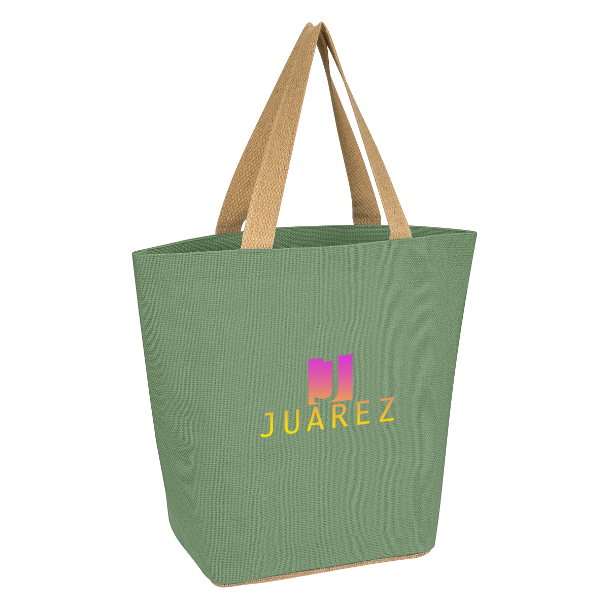 Marketplace Jute Tote Bag, custom tote bag with logo imprint 17