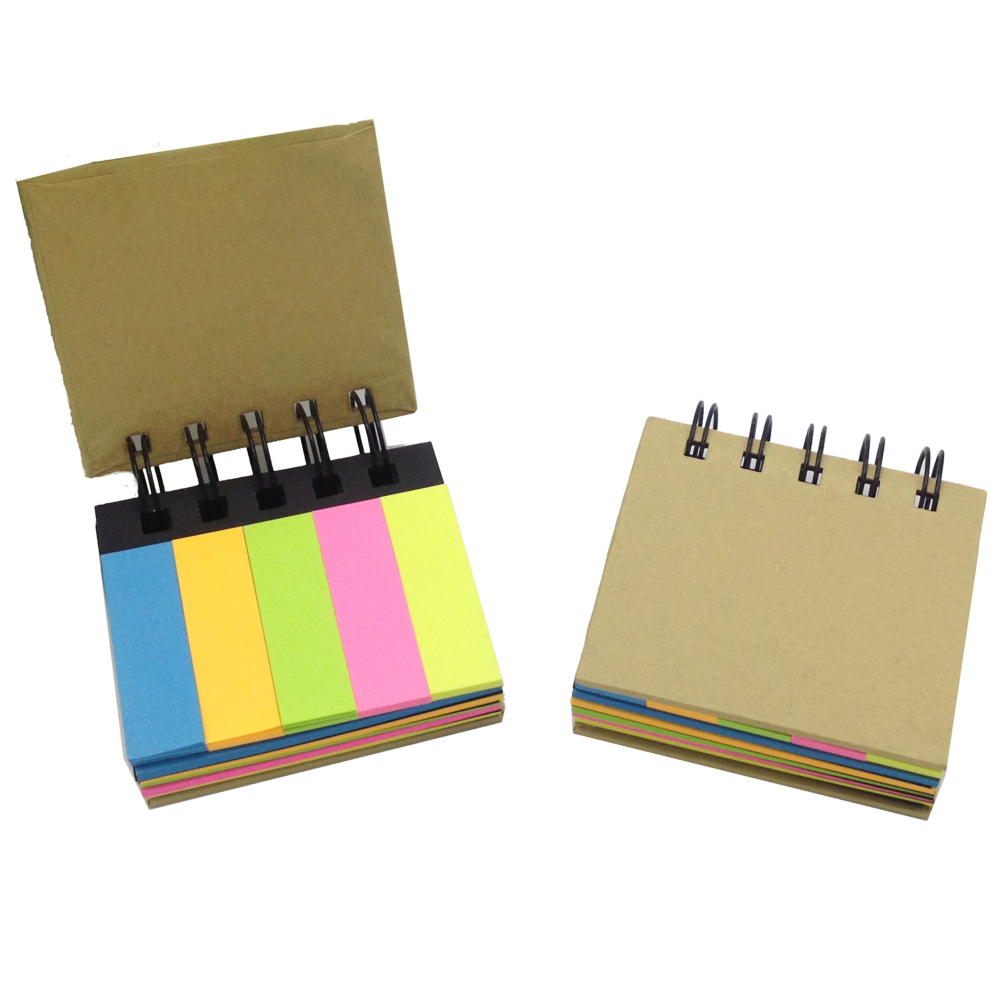 Neon Sticky Notes Spiral Notebook 3