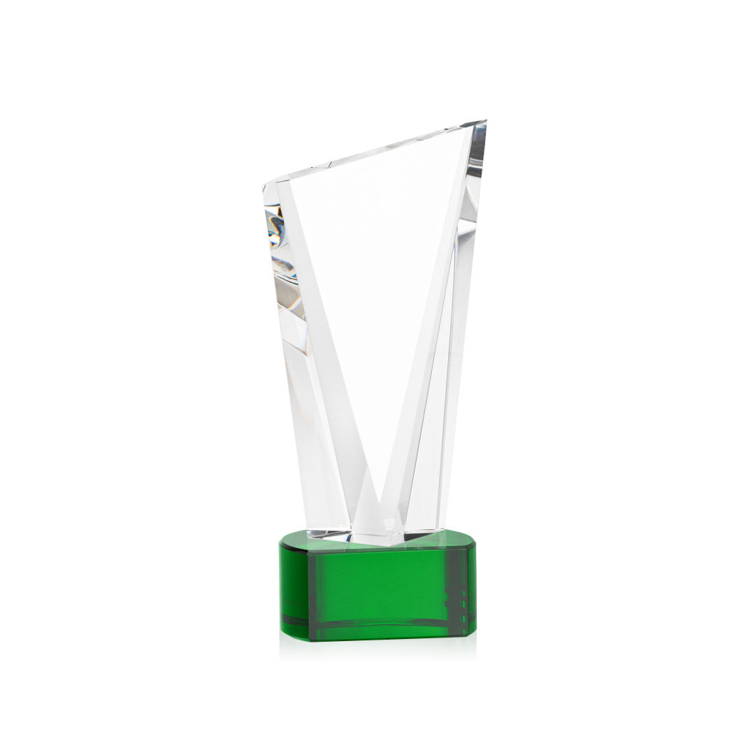 Plymouth VividPrint™ Award on Paragon Base - Green 8