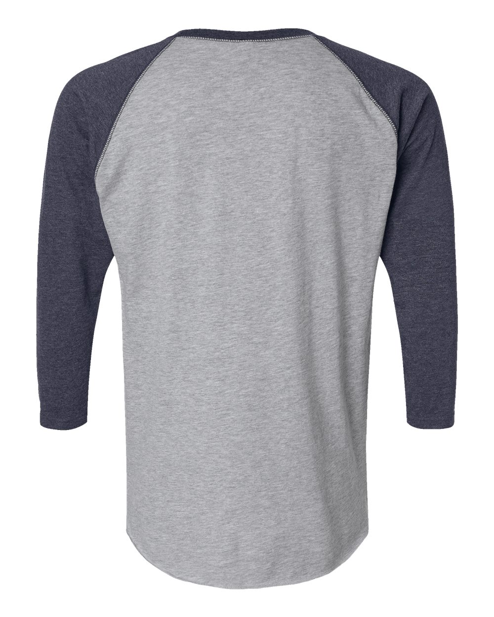 Unisex Baseball Fine Jersey Three-Quarter Sleeve Tee - 6930 8