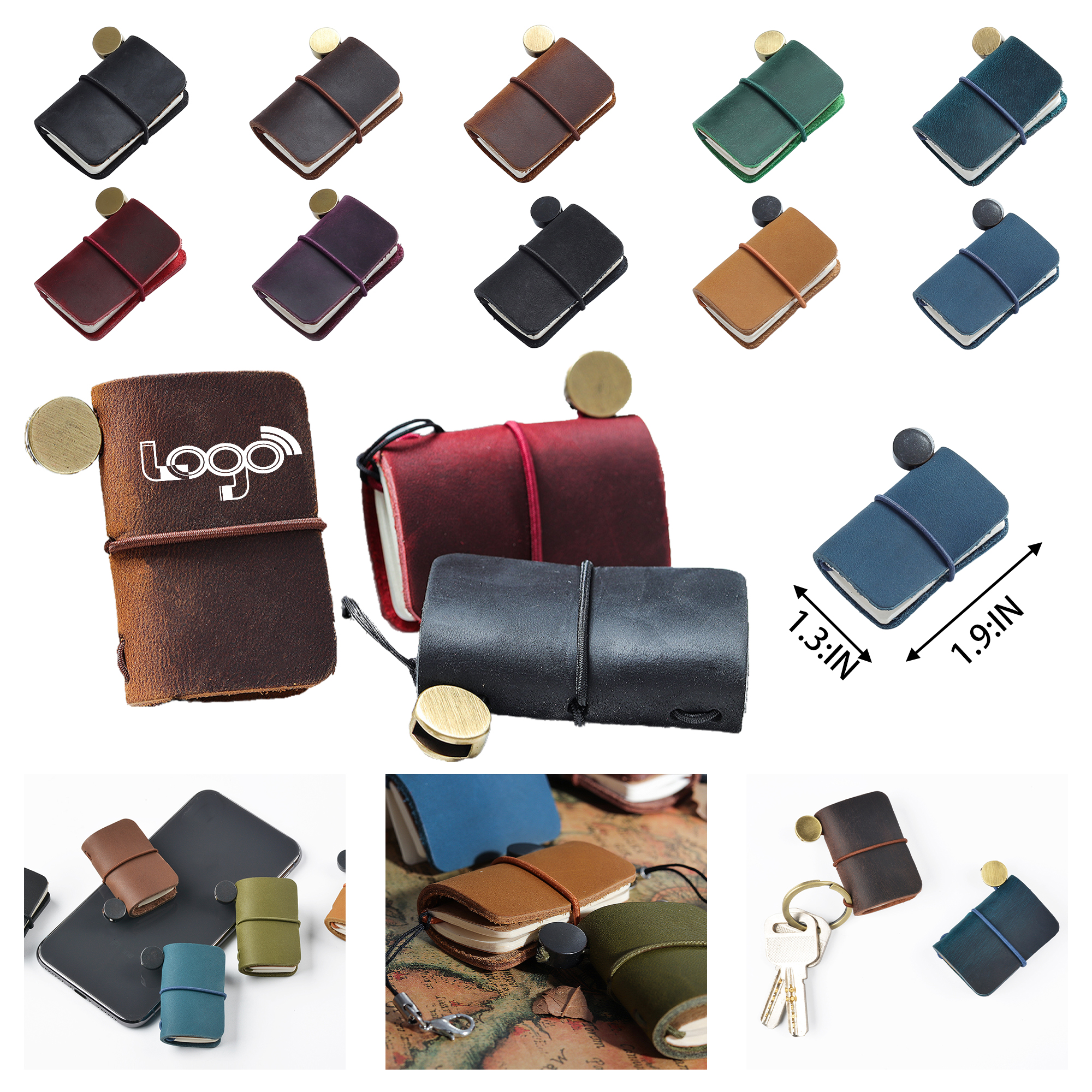 Elegant Leather Pocket Notebook for Everyday Use 1