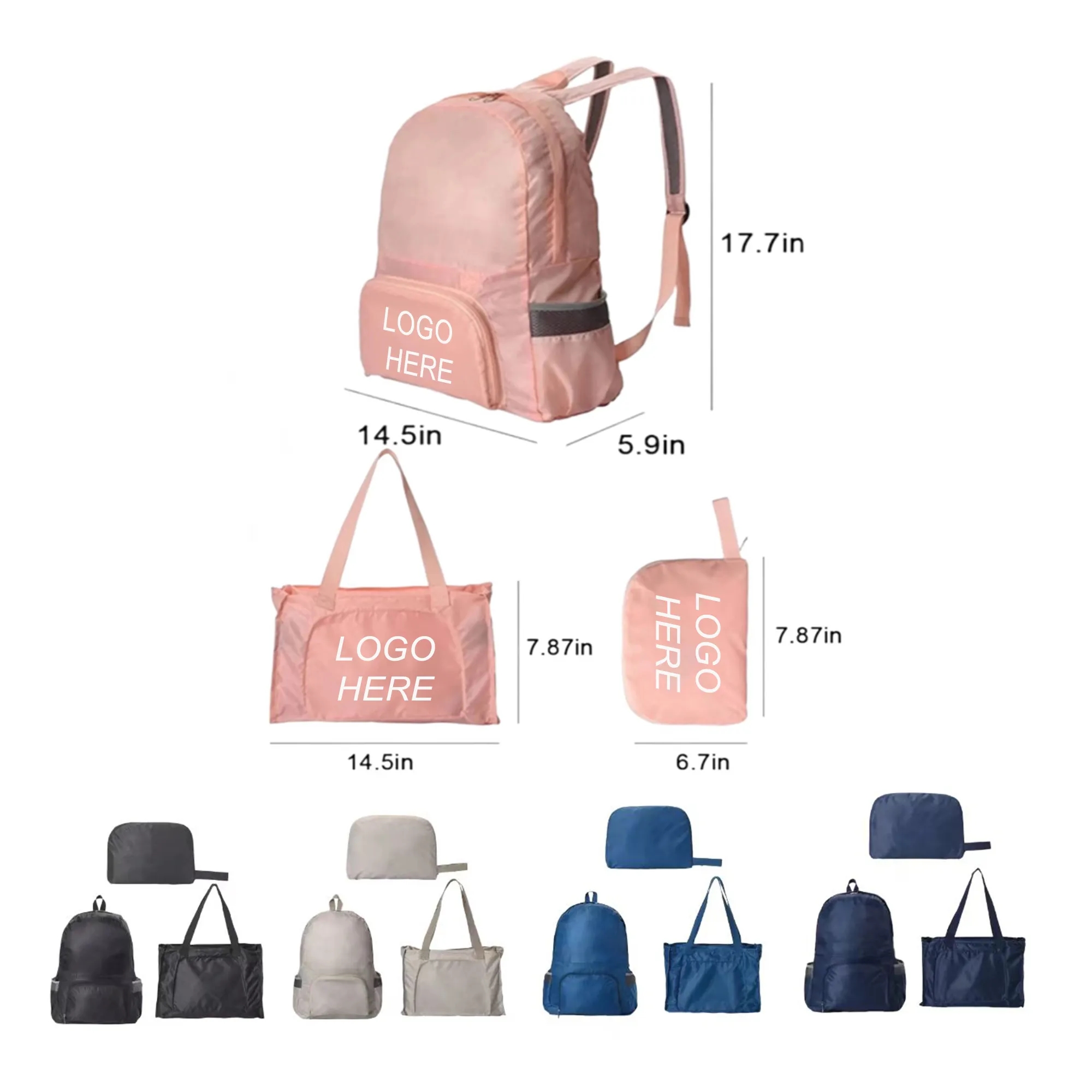 3-in-1 Foldable Travel Backpack