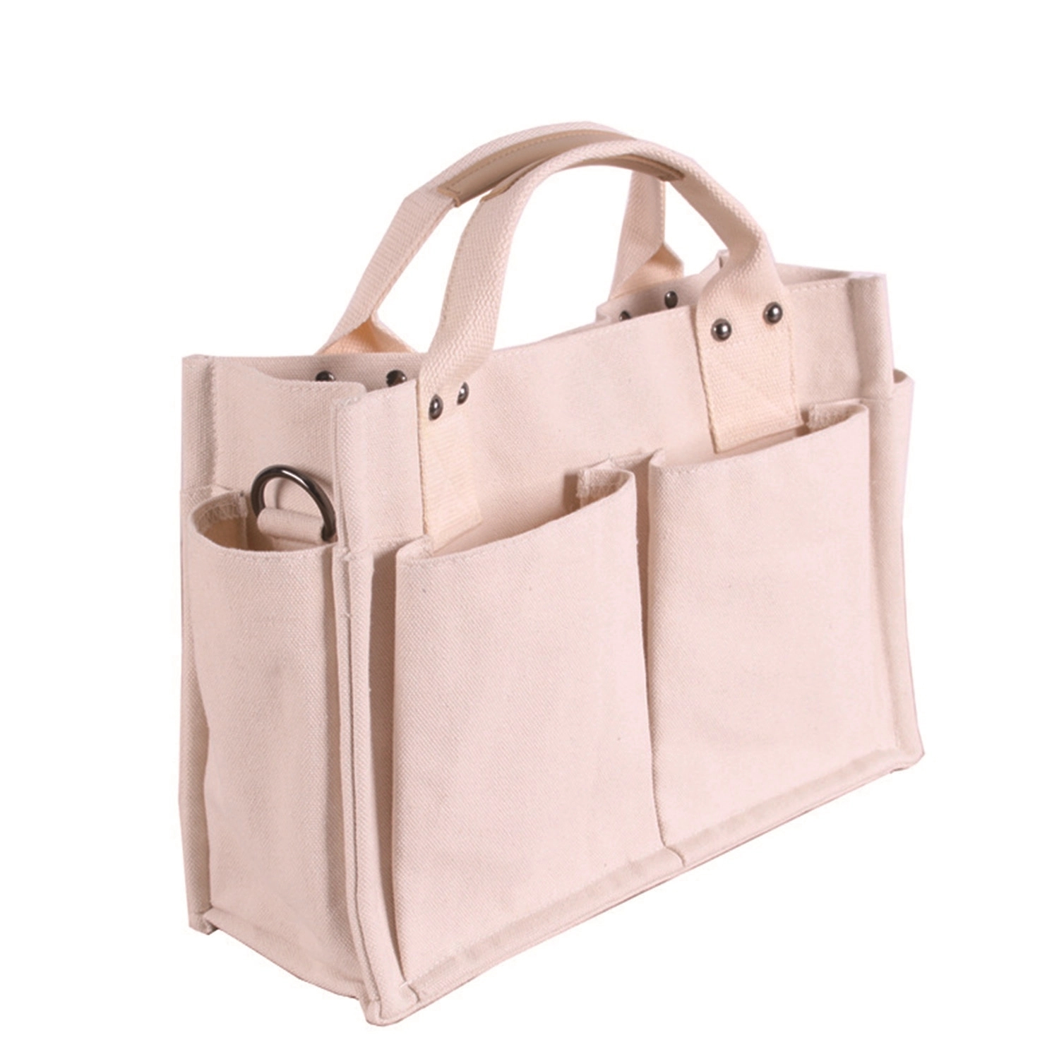Multi Function Canvas Shoulder Tote Bag, custom tote bag with logo imprint 3