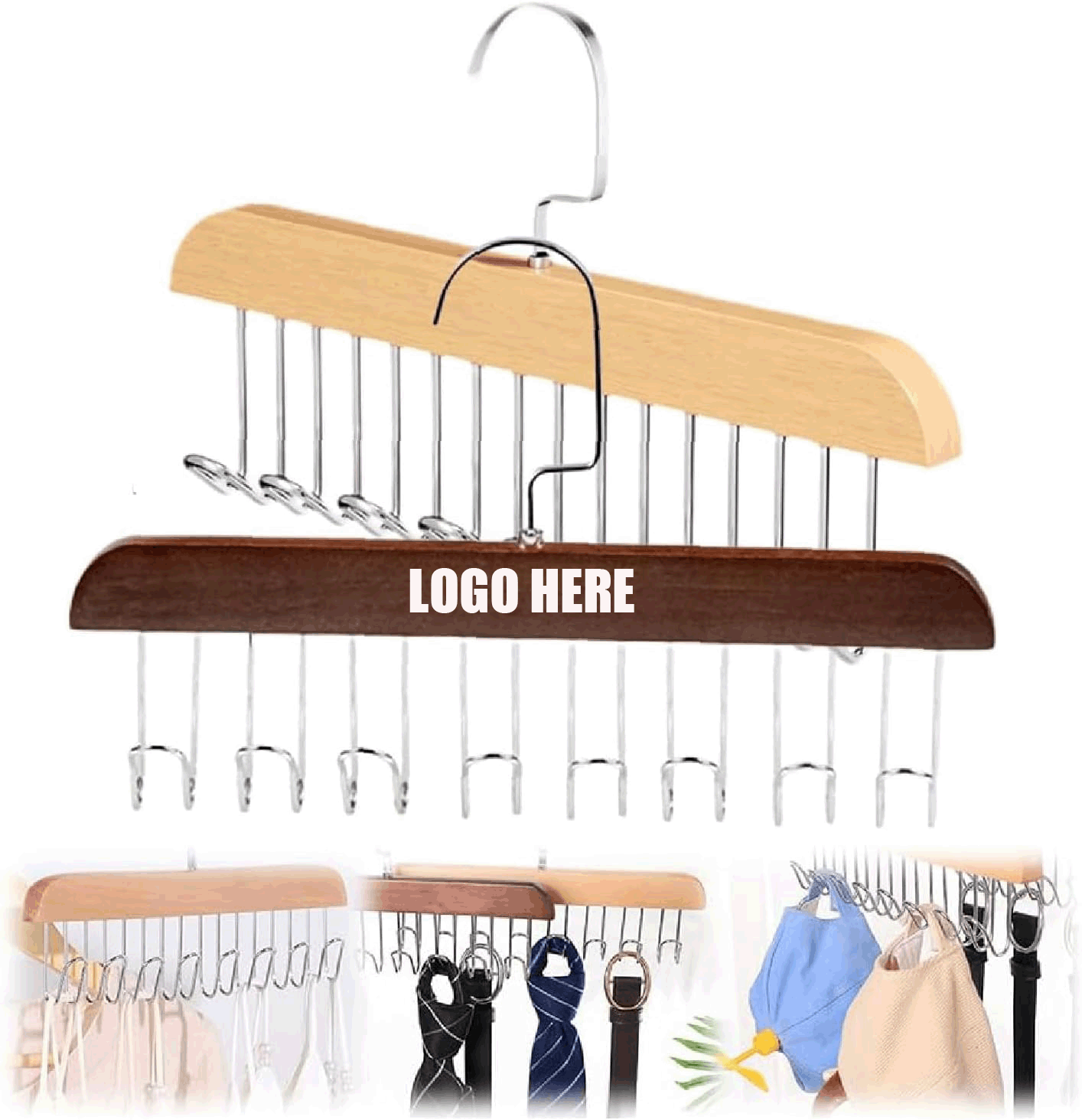 Foldable Bra Hanger Hooks/Space Saving Hangers 1