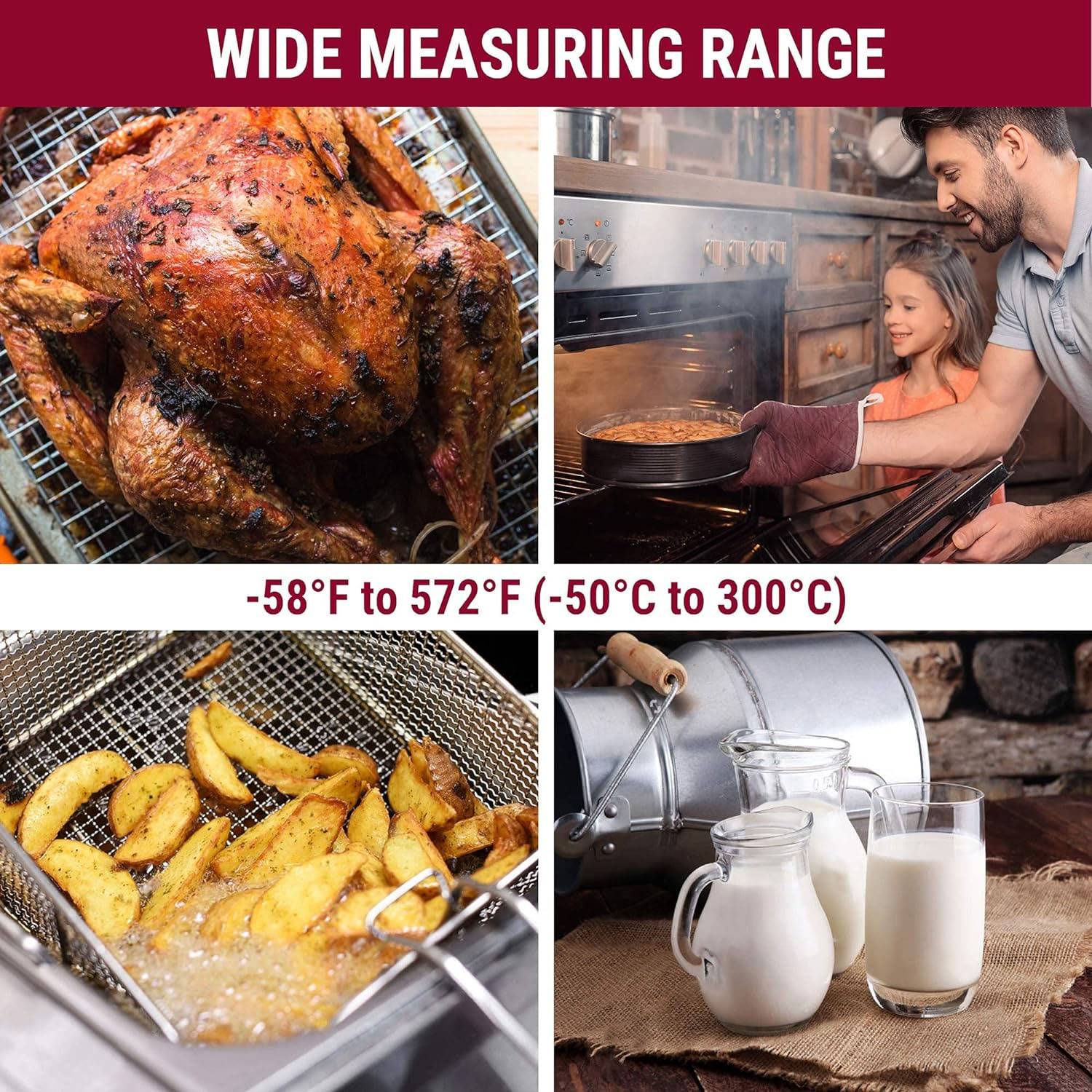 Digital Meat Thermometer for Cooking Kitchen Food 6
