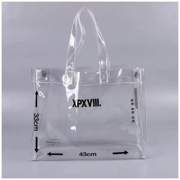 Clear Recycled PVC Tote Bag 3