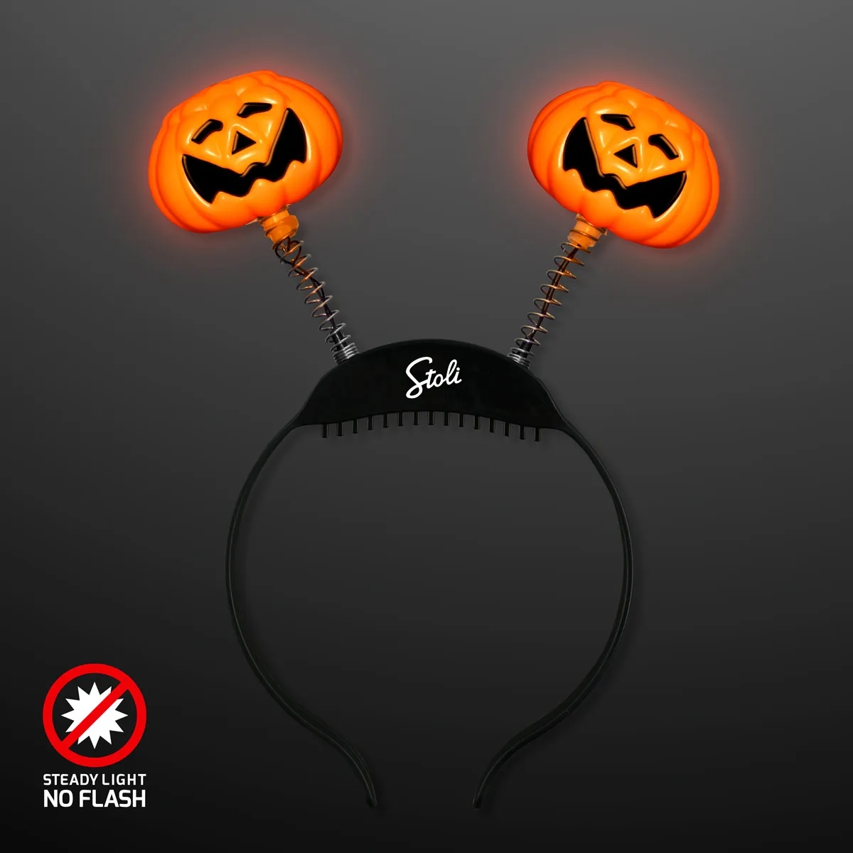 Light up pumpkin head bopper 4